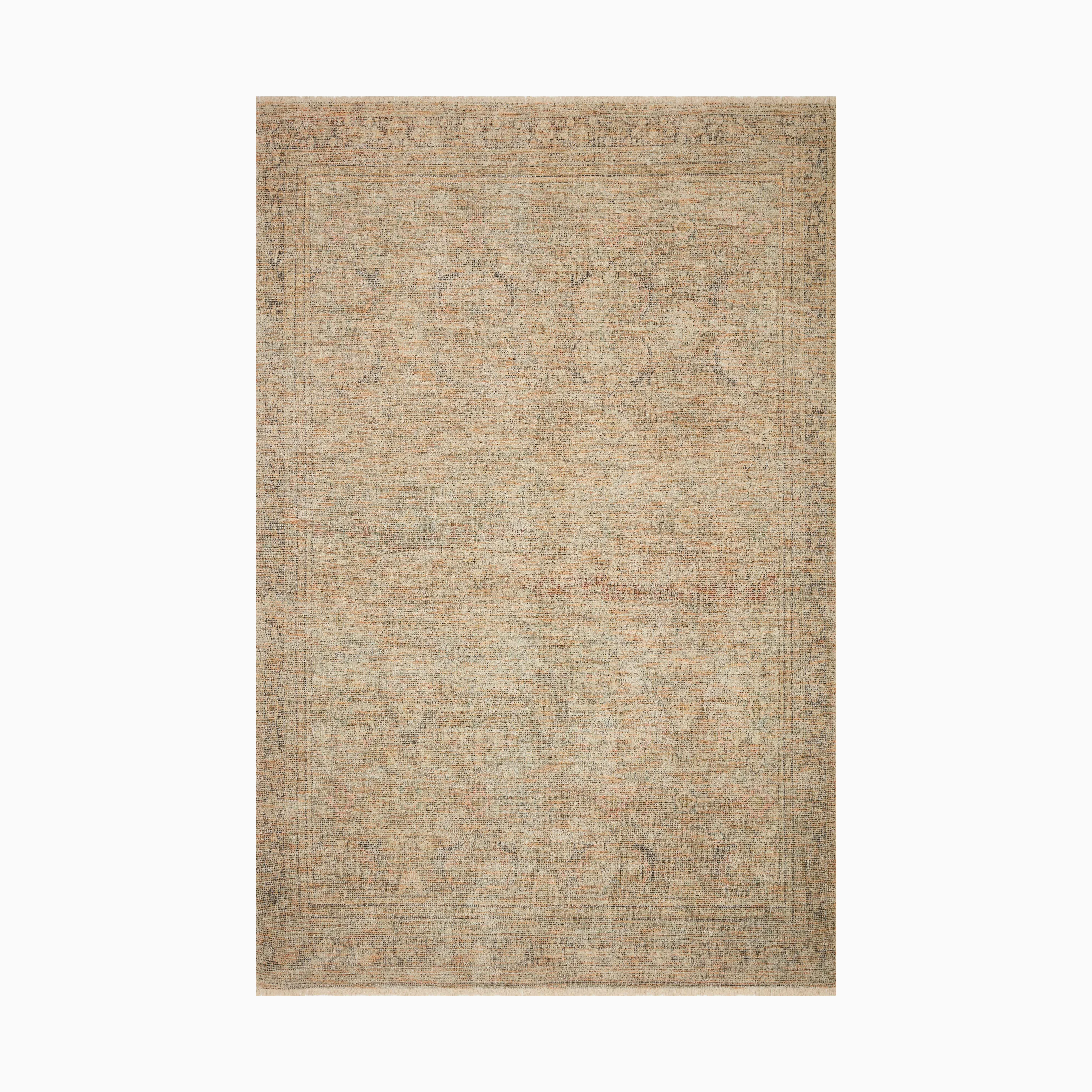 Marcela Cotton Rug in Sage / Sand