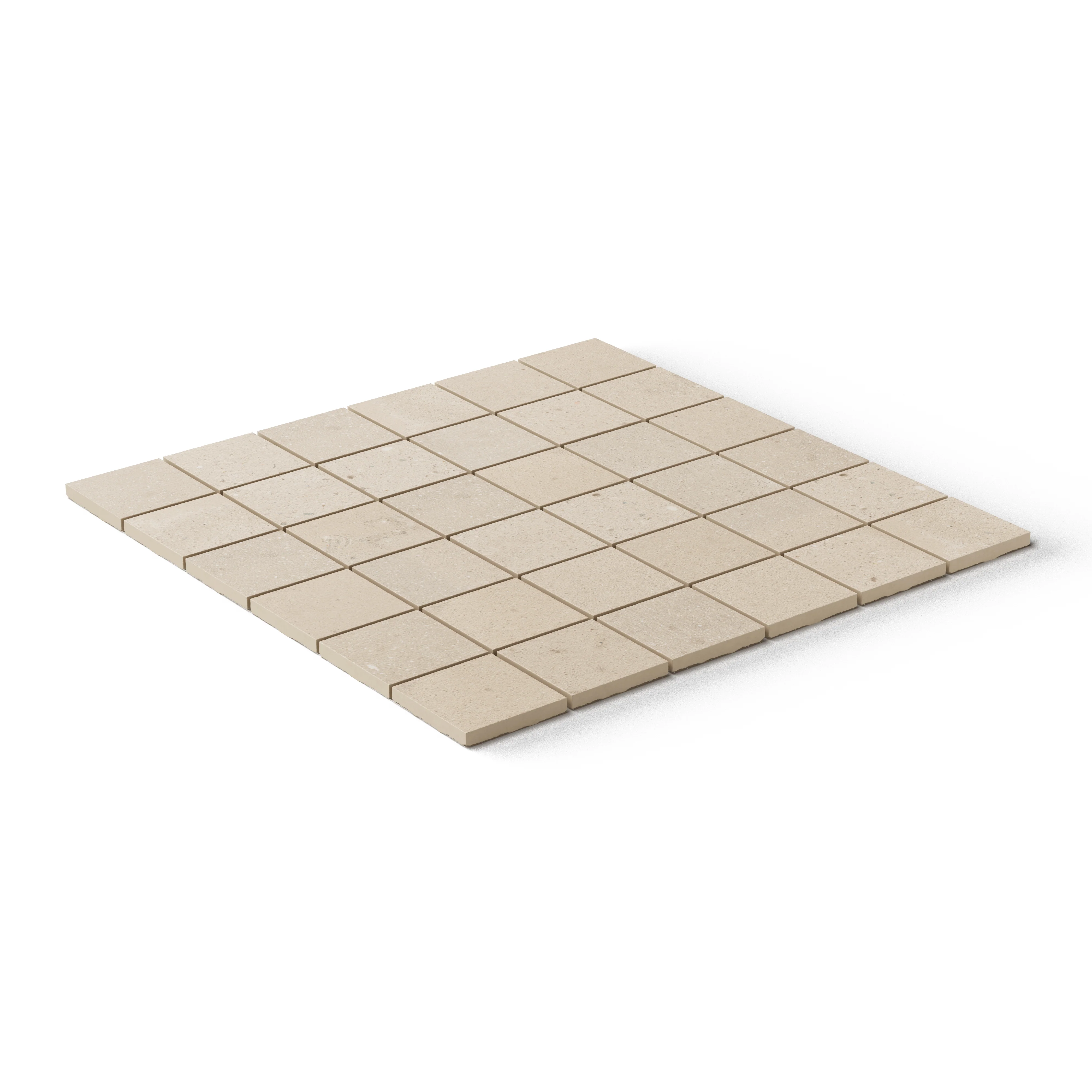 Marco 2 x 2 Matte Porcelain Mosaic Tile in Sunlight - Image 2