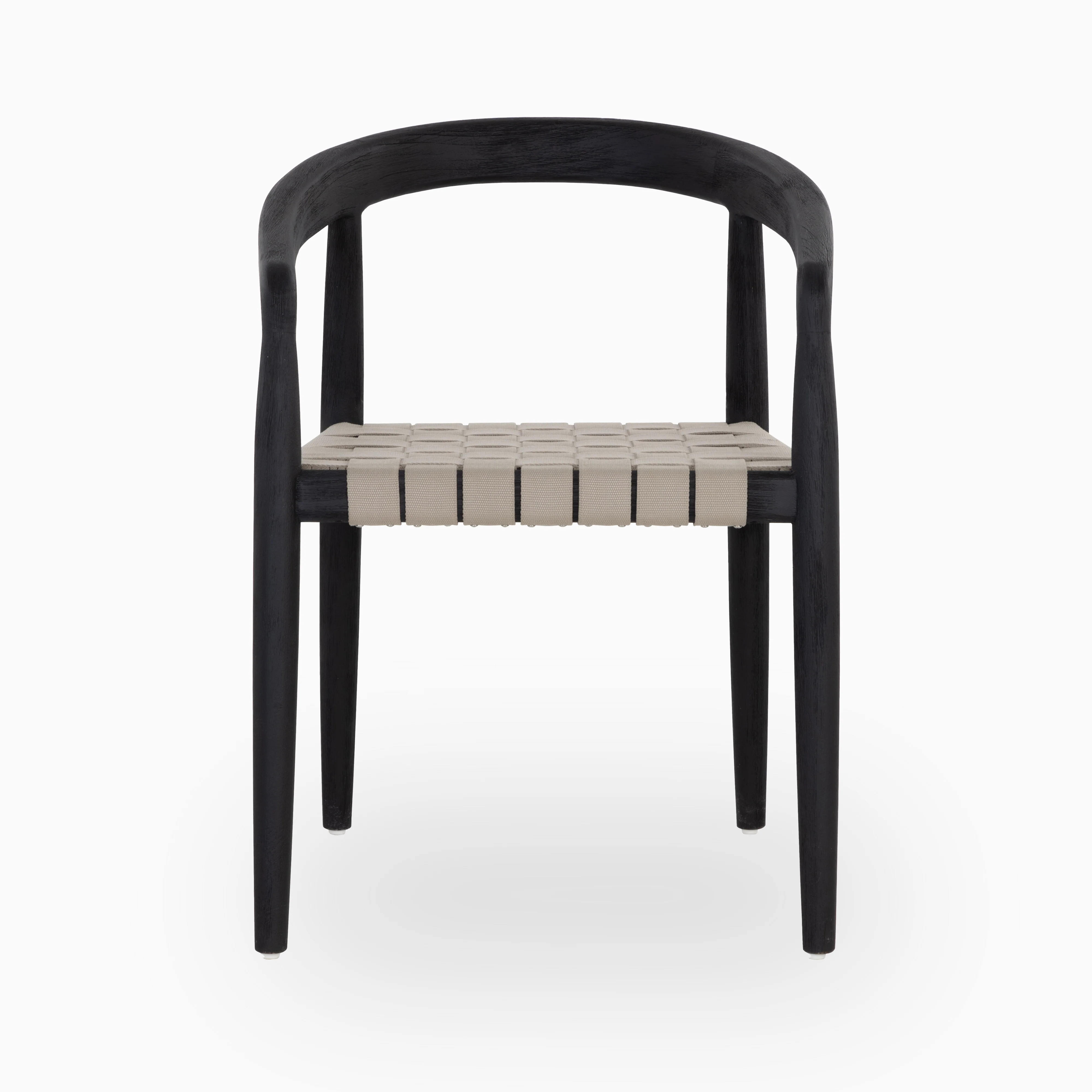 Marek Outdoor Dining Chair in Grey - Image 2