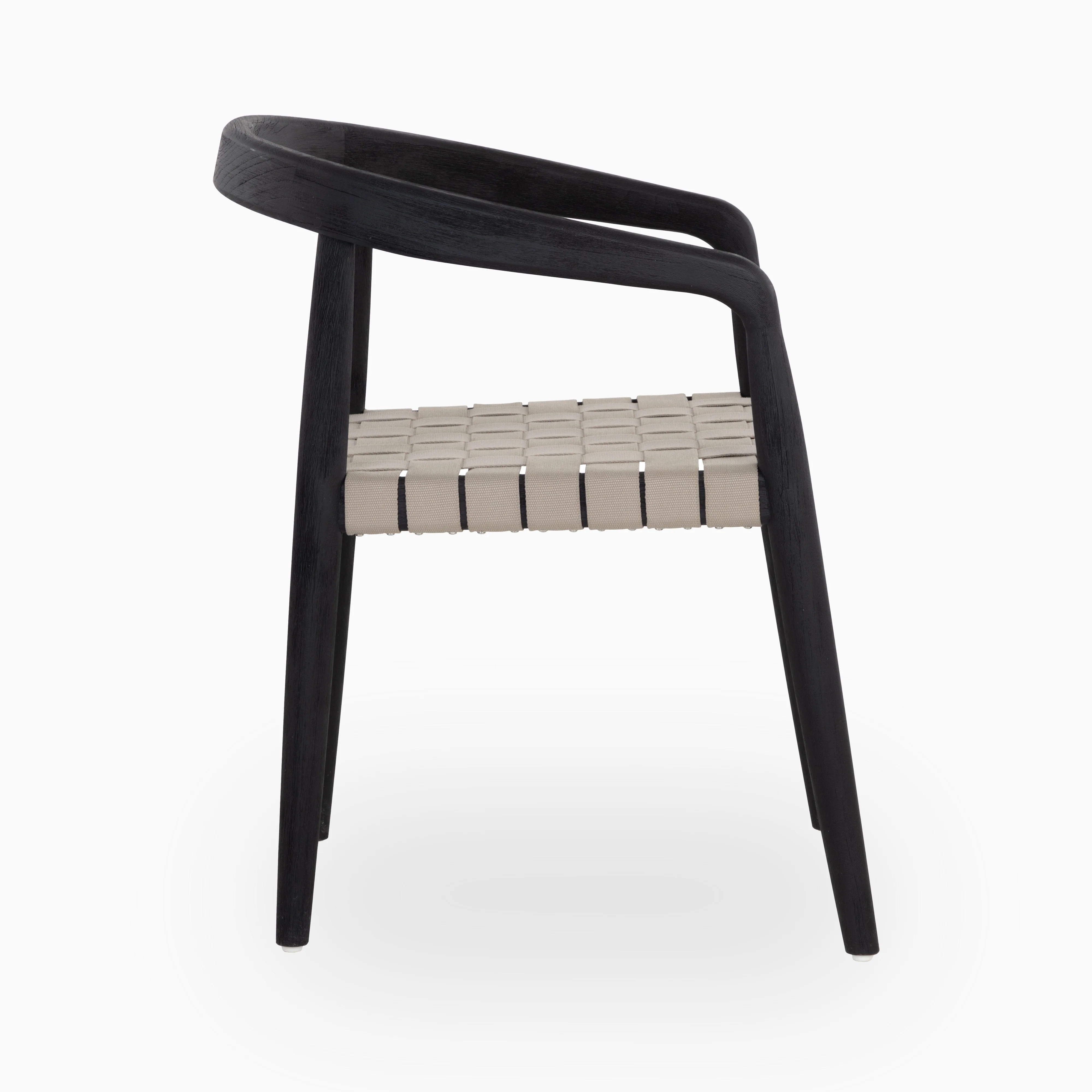 Marek Outdoor Dining Chair in Grey - Image 3