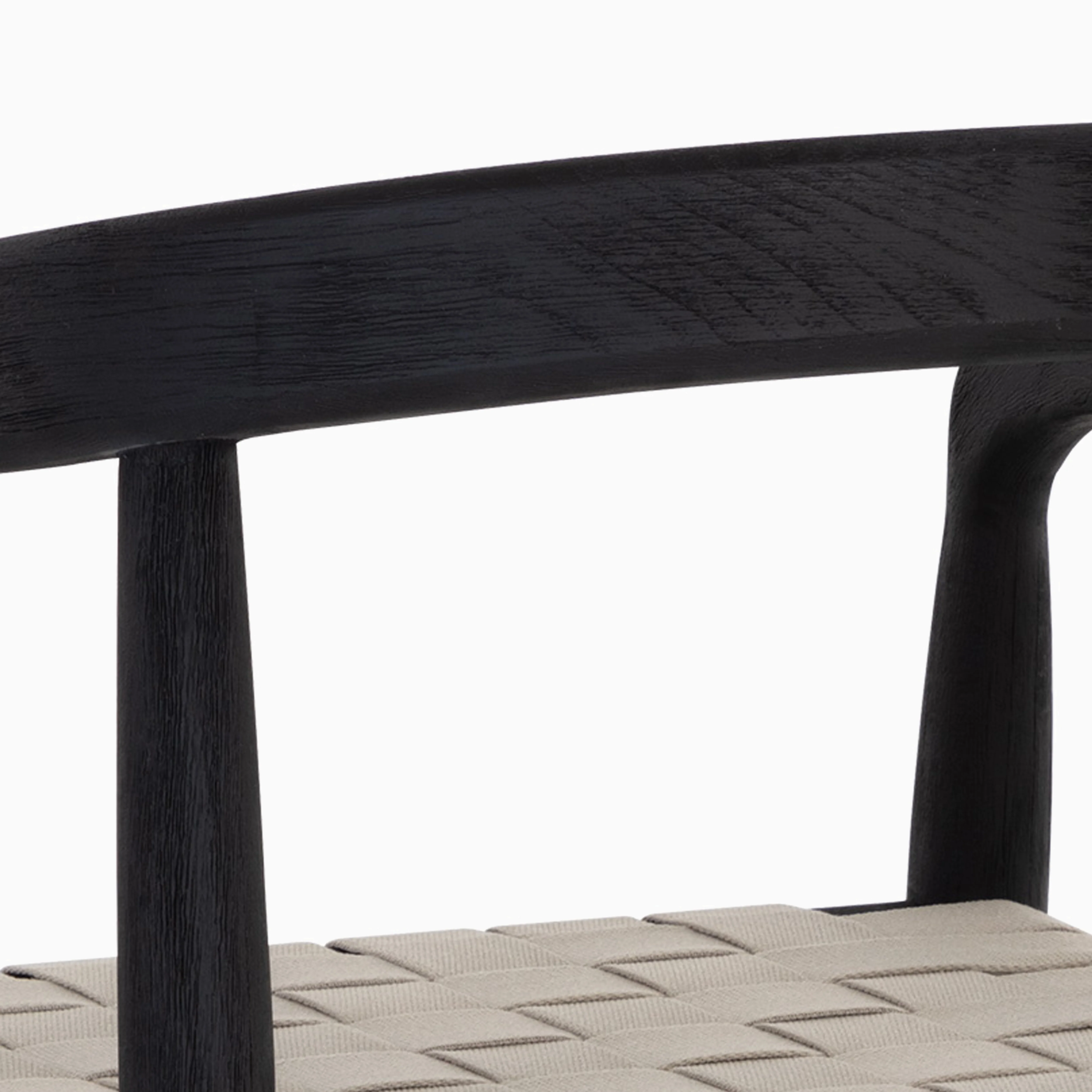 Marek Outdoor Dining Chair in Grey - Image 5