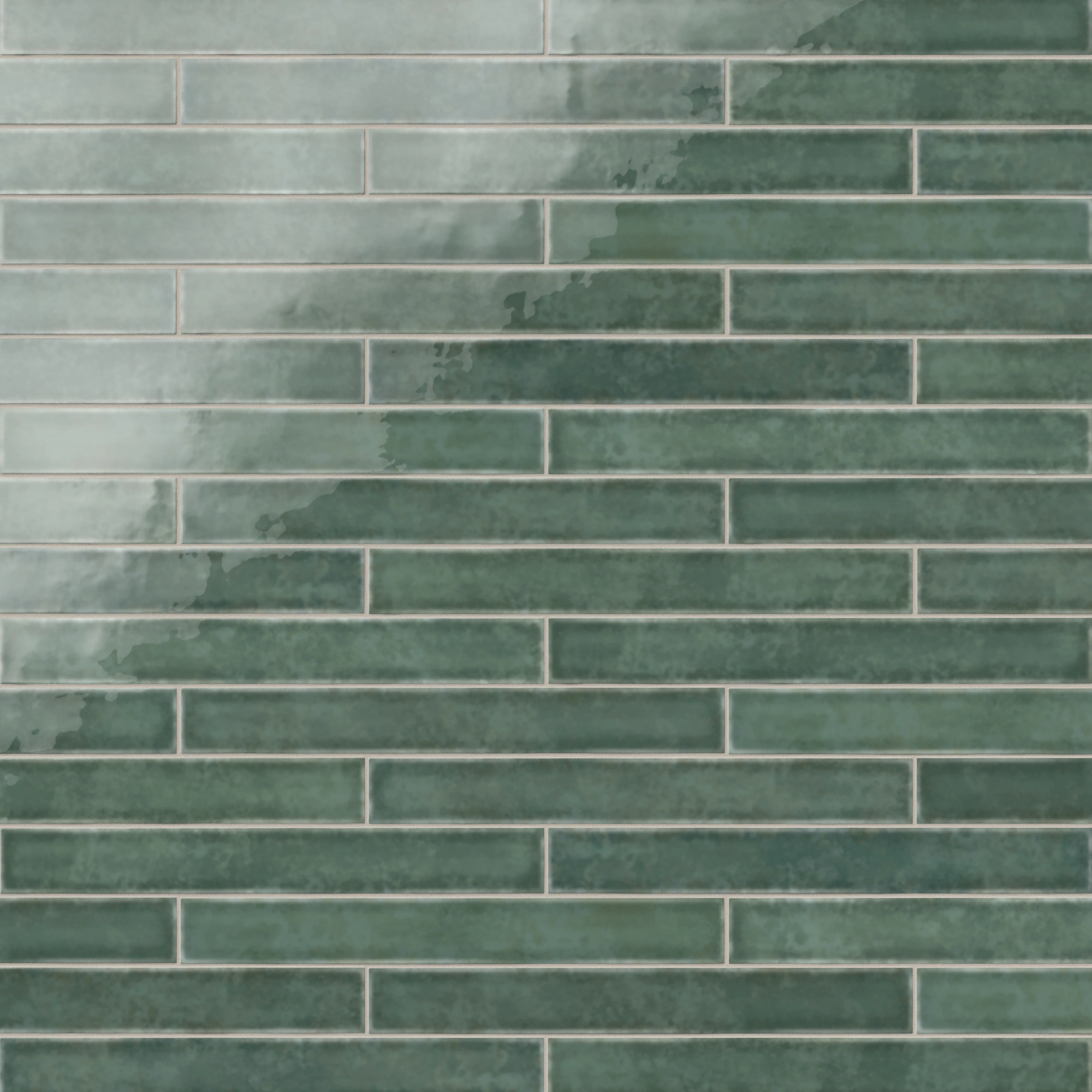 Mariel 1 x 12 Glossy Porcelain Subway Tile in Forest - Image 5