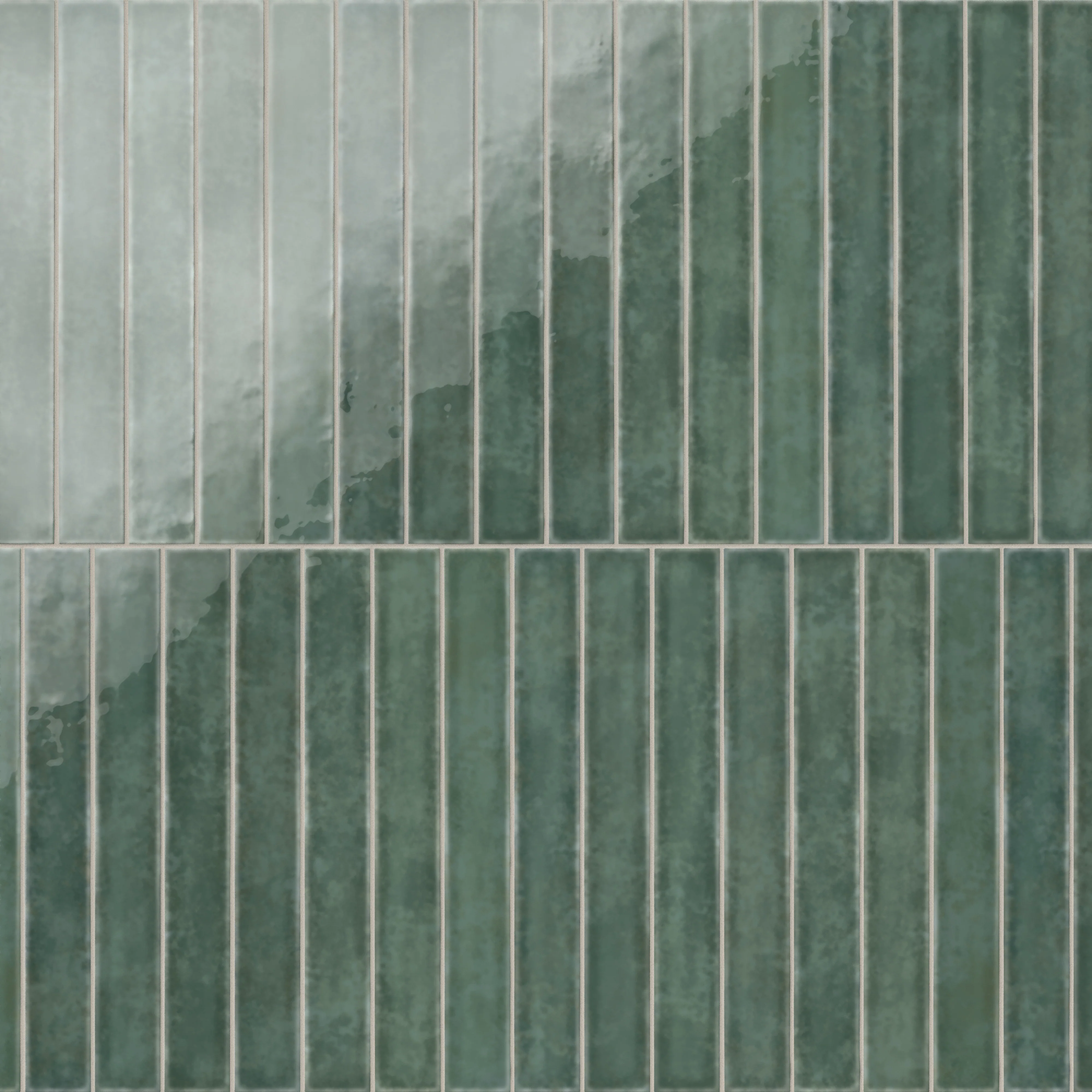 Mariel 1 x 12 Glossy Porcelain Subway Tile in Forest - Image 6