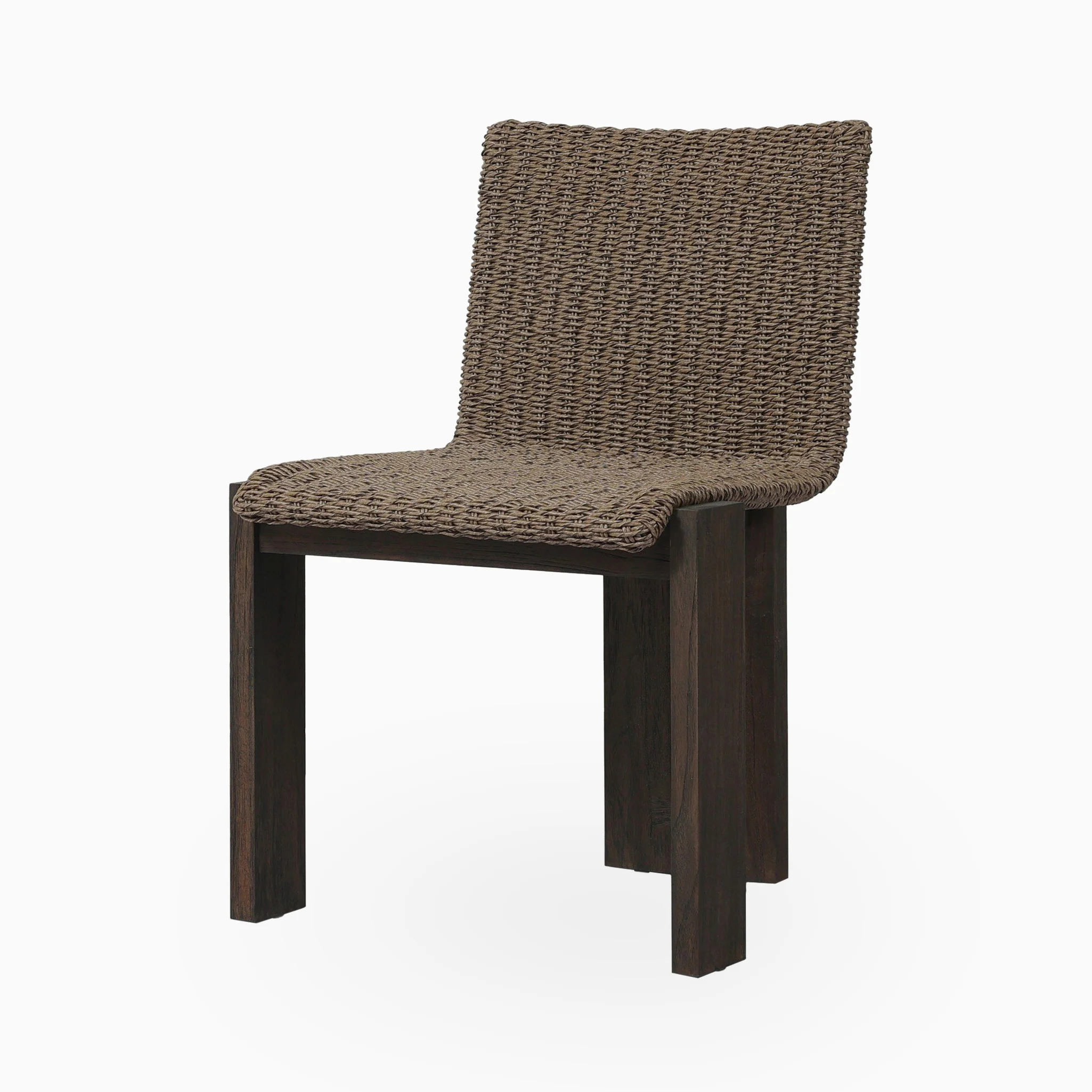 Marinell Outdoor Dining Chair in Faux Dark Hyacinth - Image 2