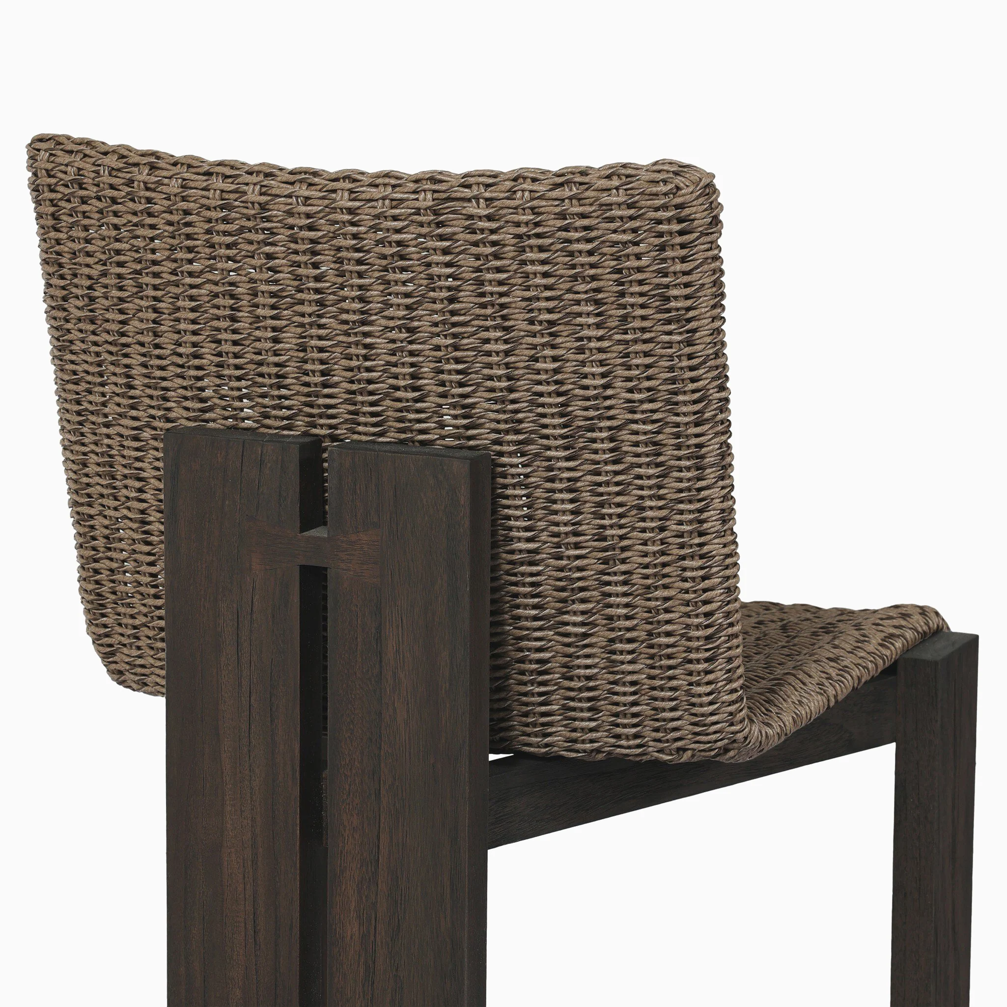 Marinell Outdoor Dining Chair in Faux Dark Hyacinth - Image 5