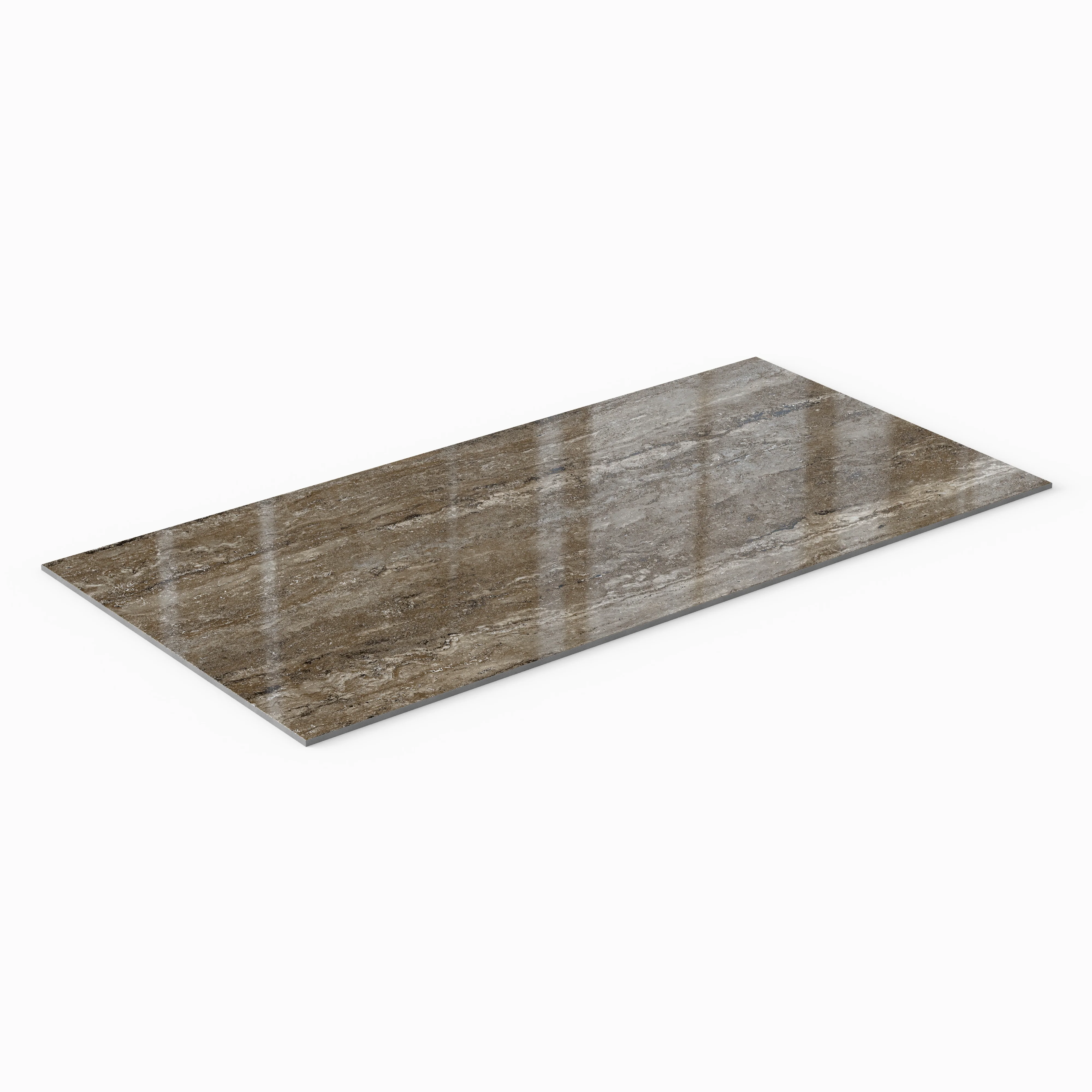 Marlow 24 x 48 Polished Porcelain Tile in Titanium - Image 4