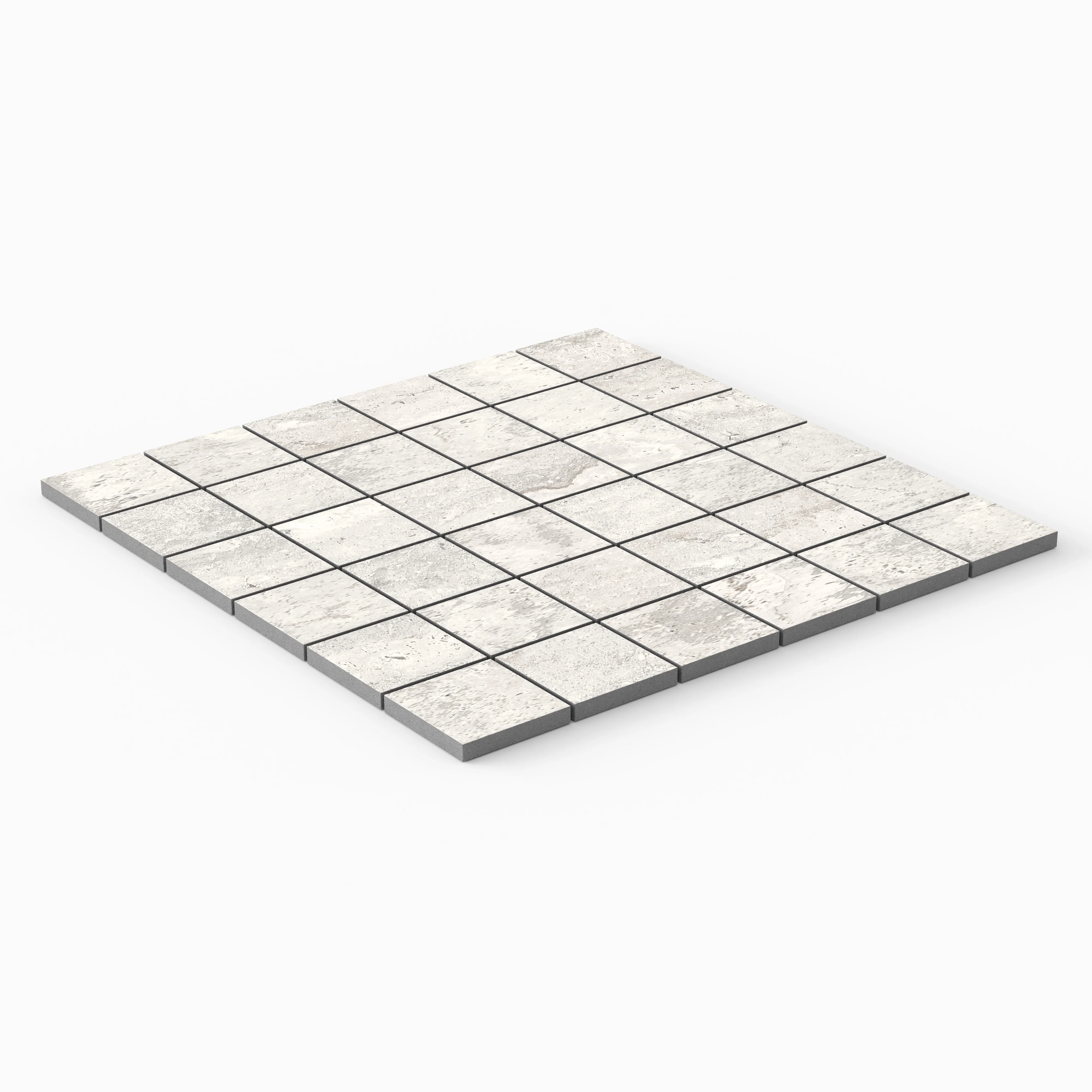 Marlow 2 x 2 Matte Porcelain Mosaic Tile in Roman - Image 2