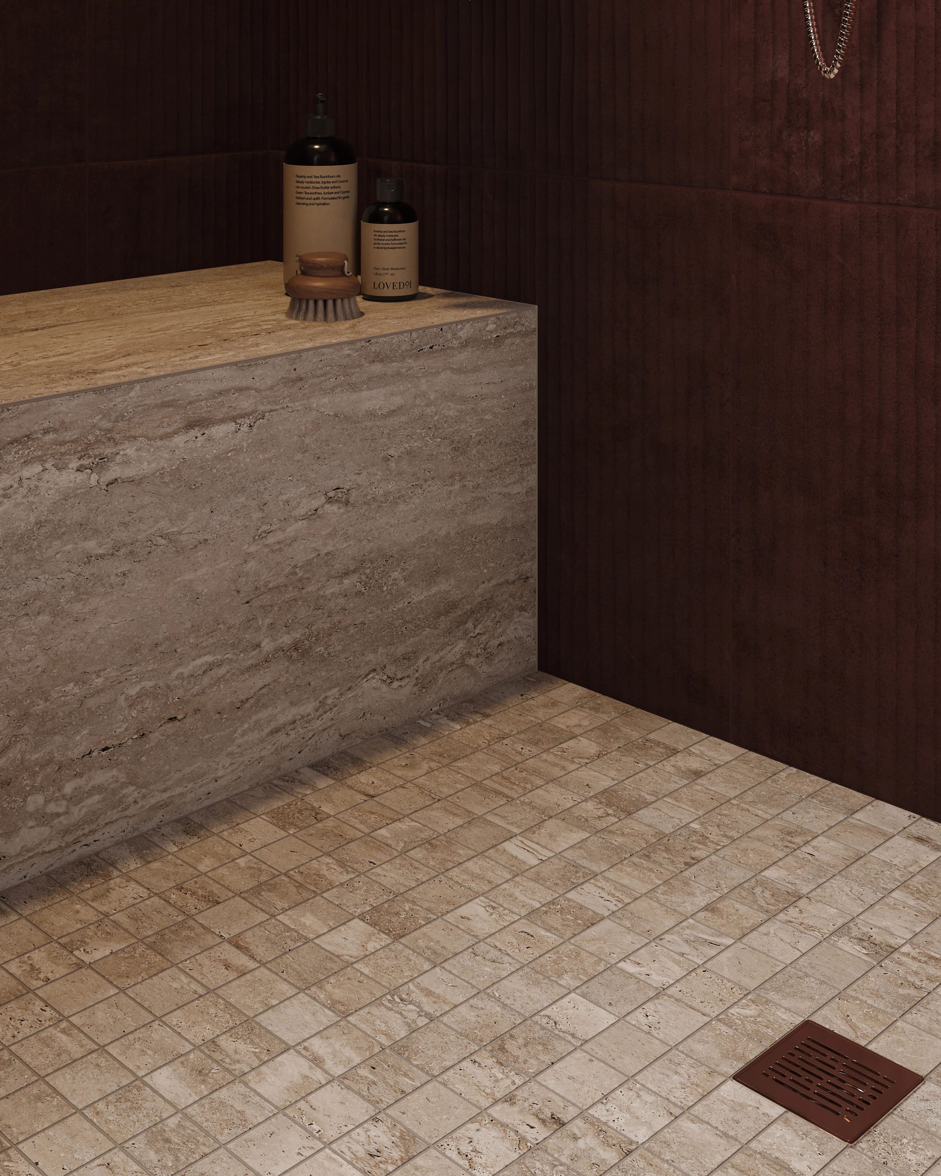 Marlow 2 x 2 Matte Porcelain Mosaic Tile in Silver - Image 2