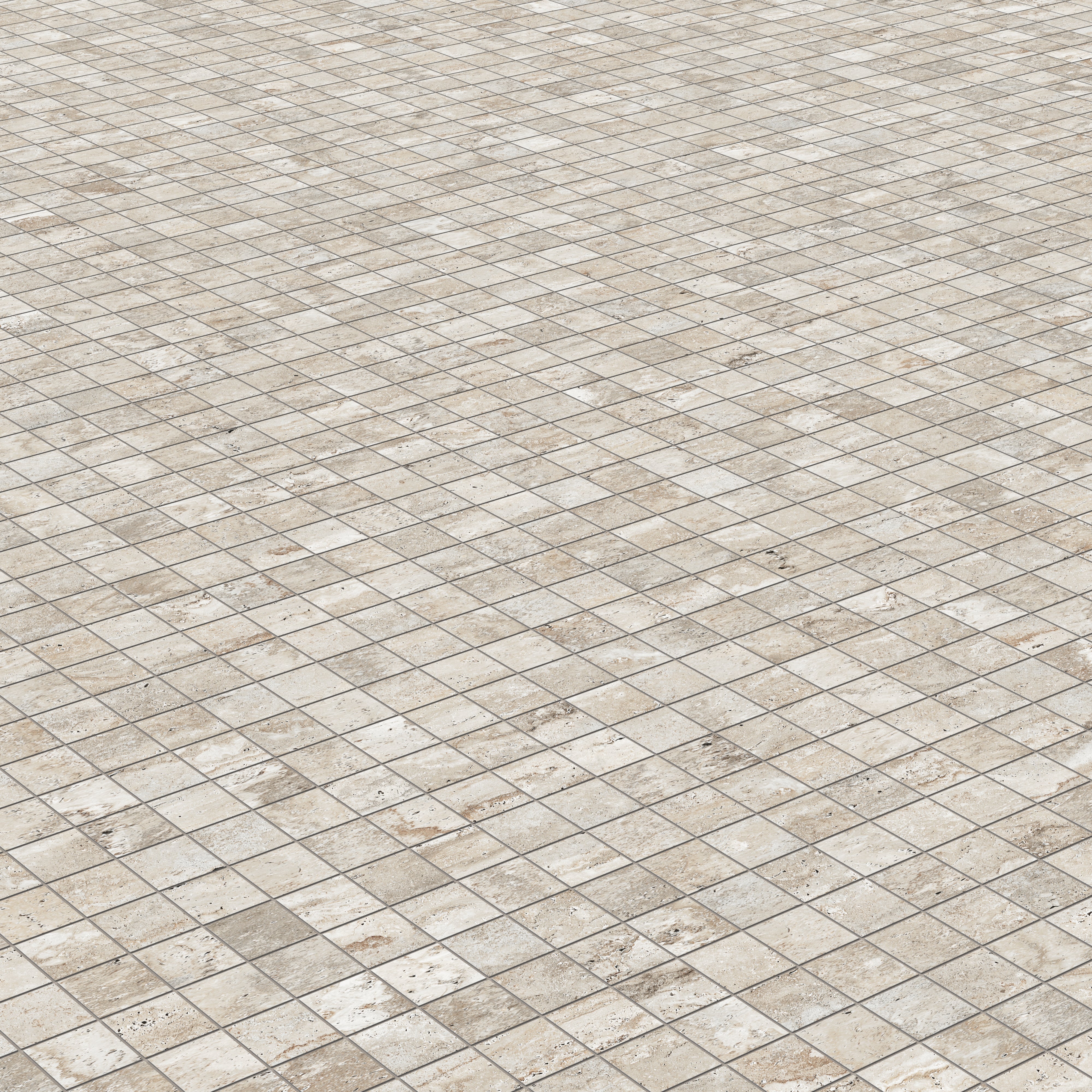 Marlow 2 x 2 Matte Porcelain Mosaic Tile in Silver - Image 4