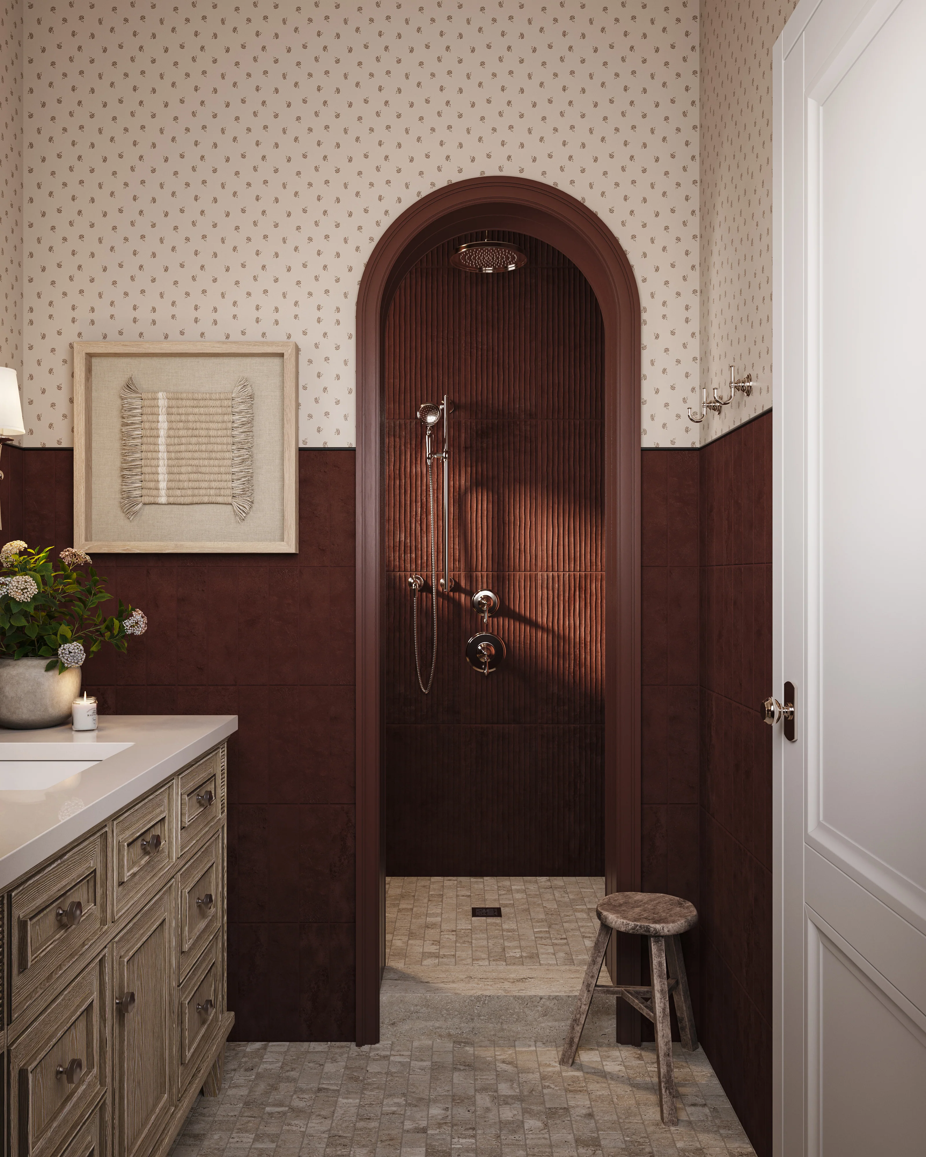Marlow 2 x 2 Matte Porcelain Mosaic Tile in Silver - Image 6