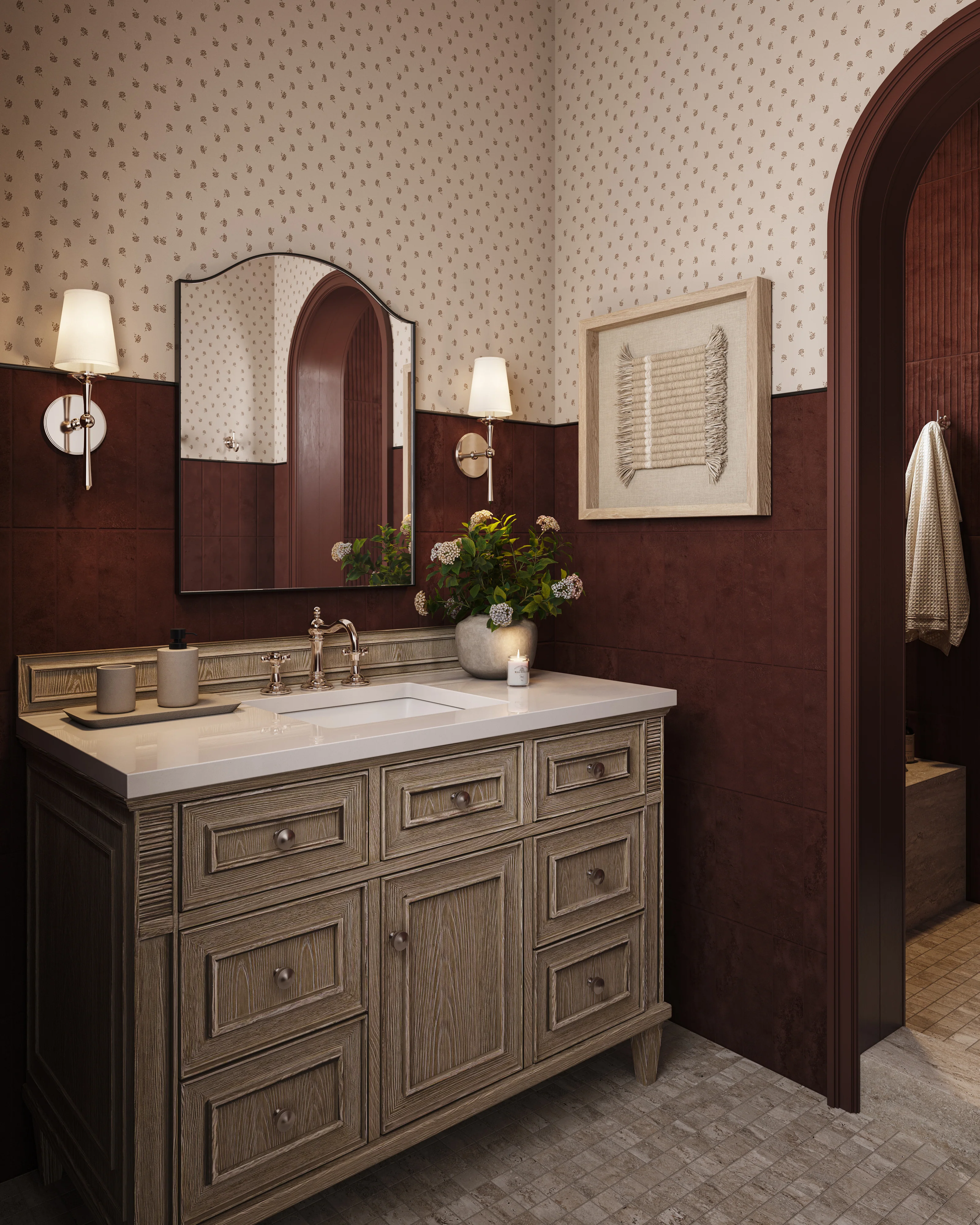 Marlow 2 x 2 Matte Porcelain Mosaic Tile in Silver - Image 8