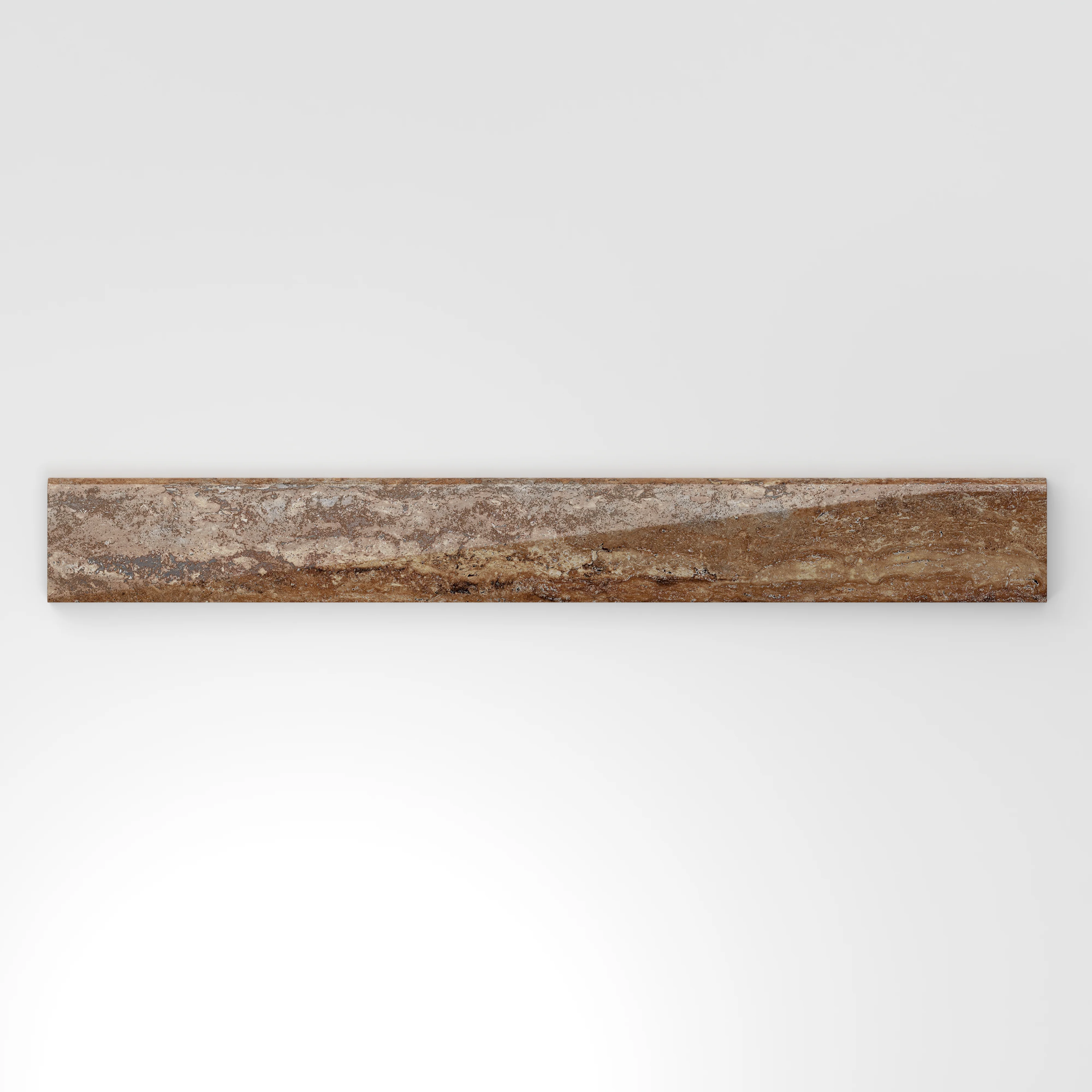 Marlow 3 x 24 Polished Porcelain Bullnose Tile in Bold