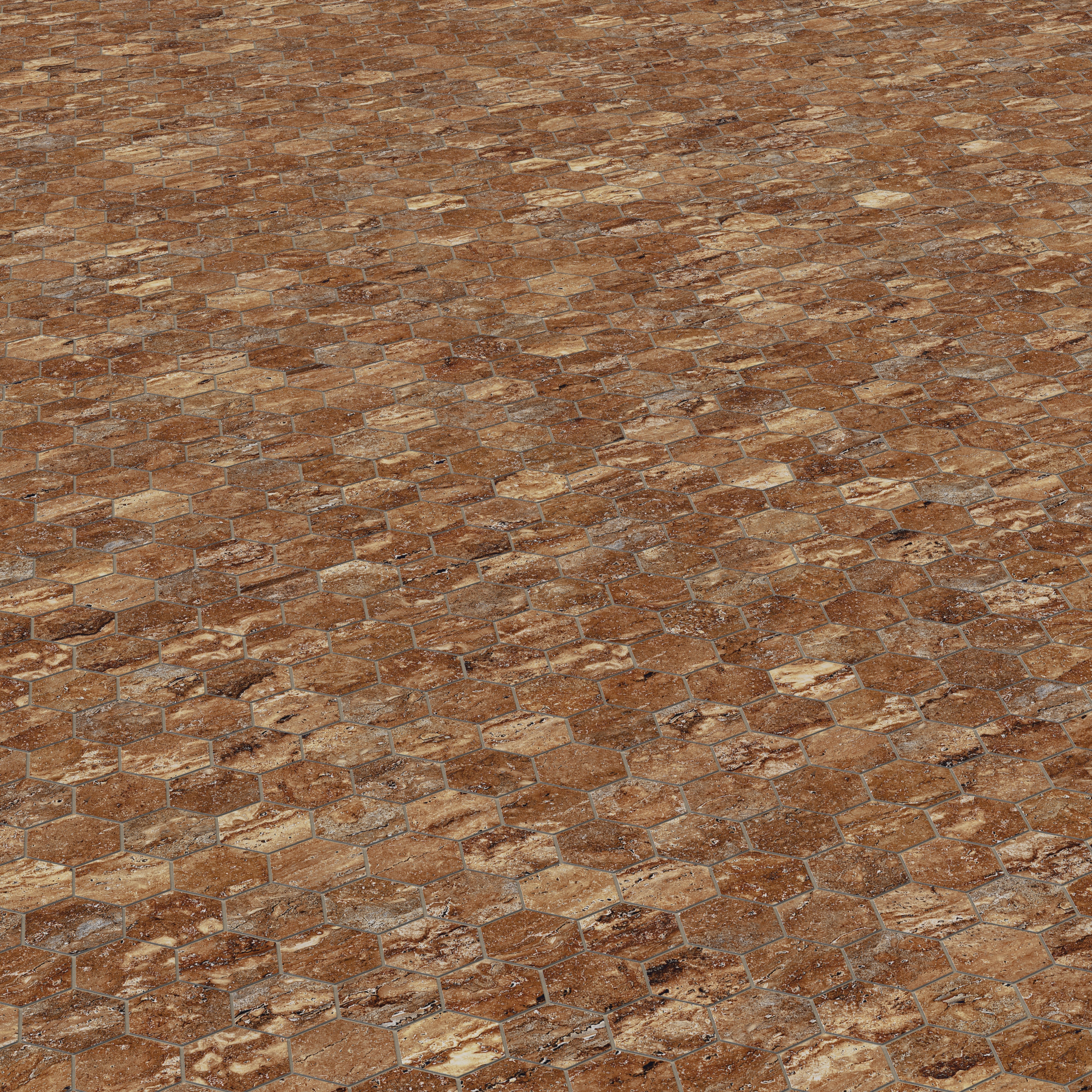 Marlow 3 x 3 Matte Porcelain Hexagon Mosaic in Bold - Image 3