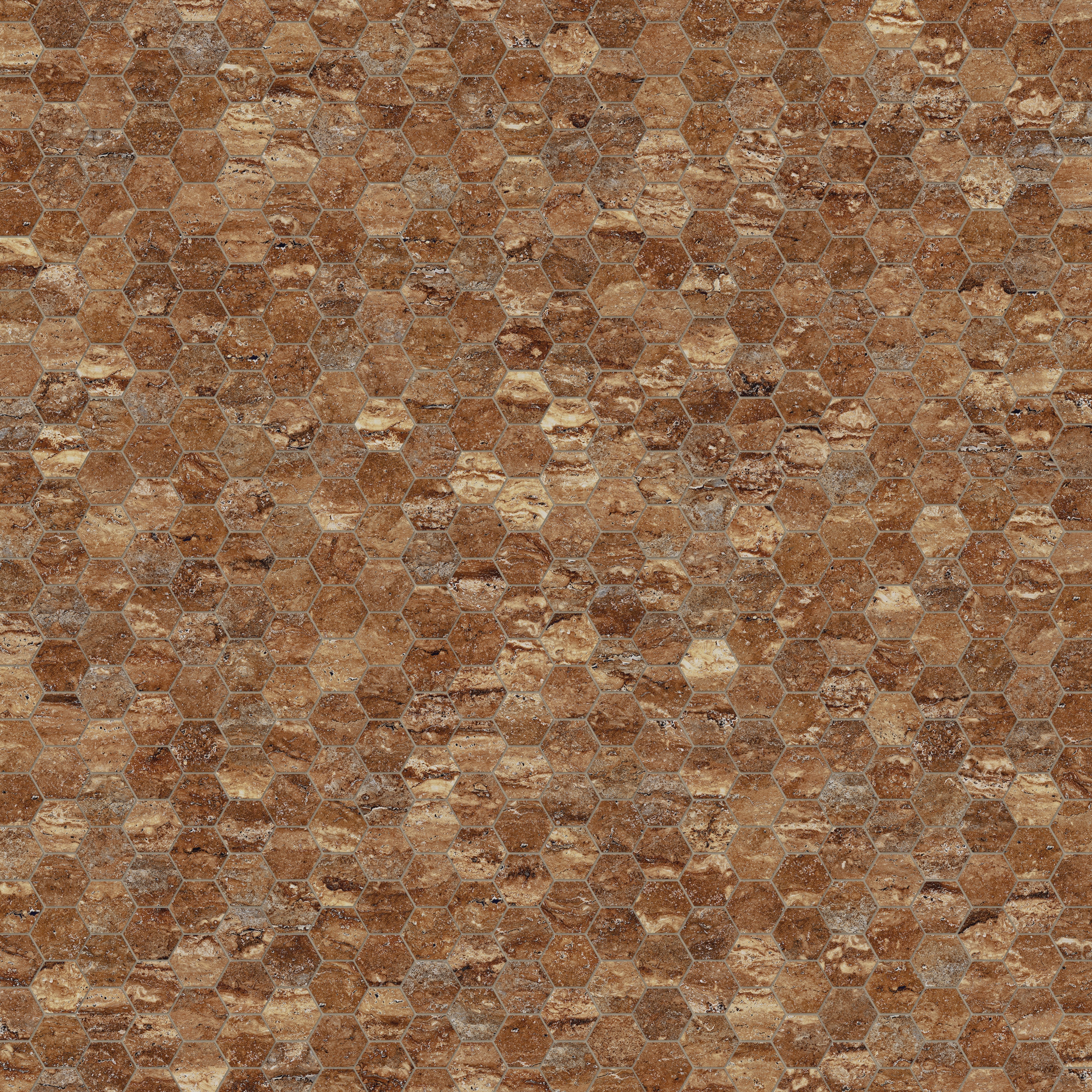 Marlow 3 x 3 Matte Porcelain Hexagon Mosaic in Bold - Image 4