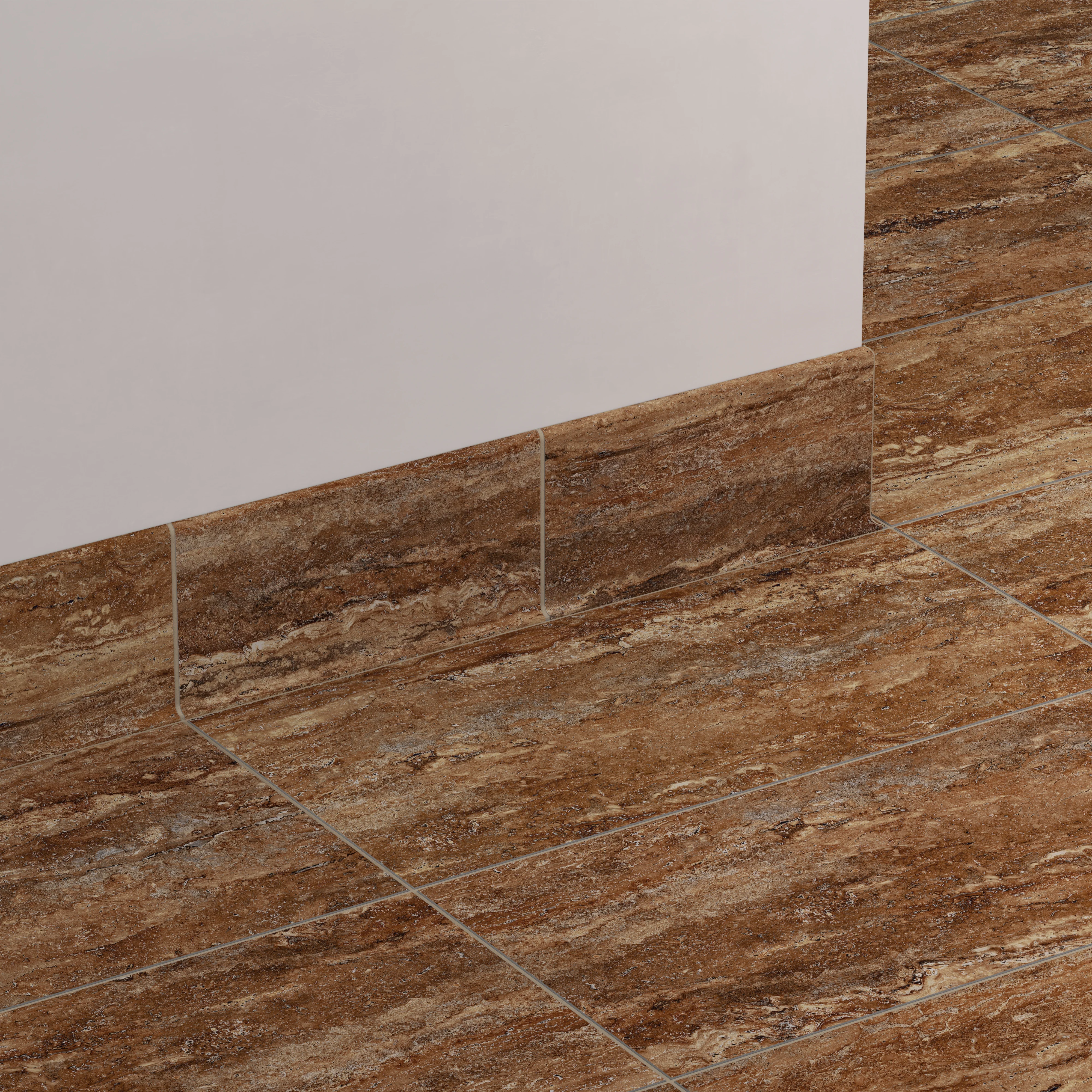 Marlow 6 x 12 Matte Porcelain Cove Base Tile in Bold - Image 3