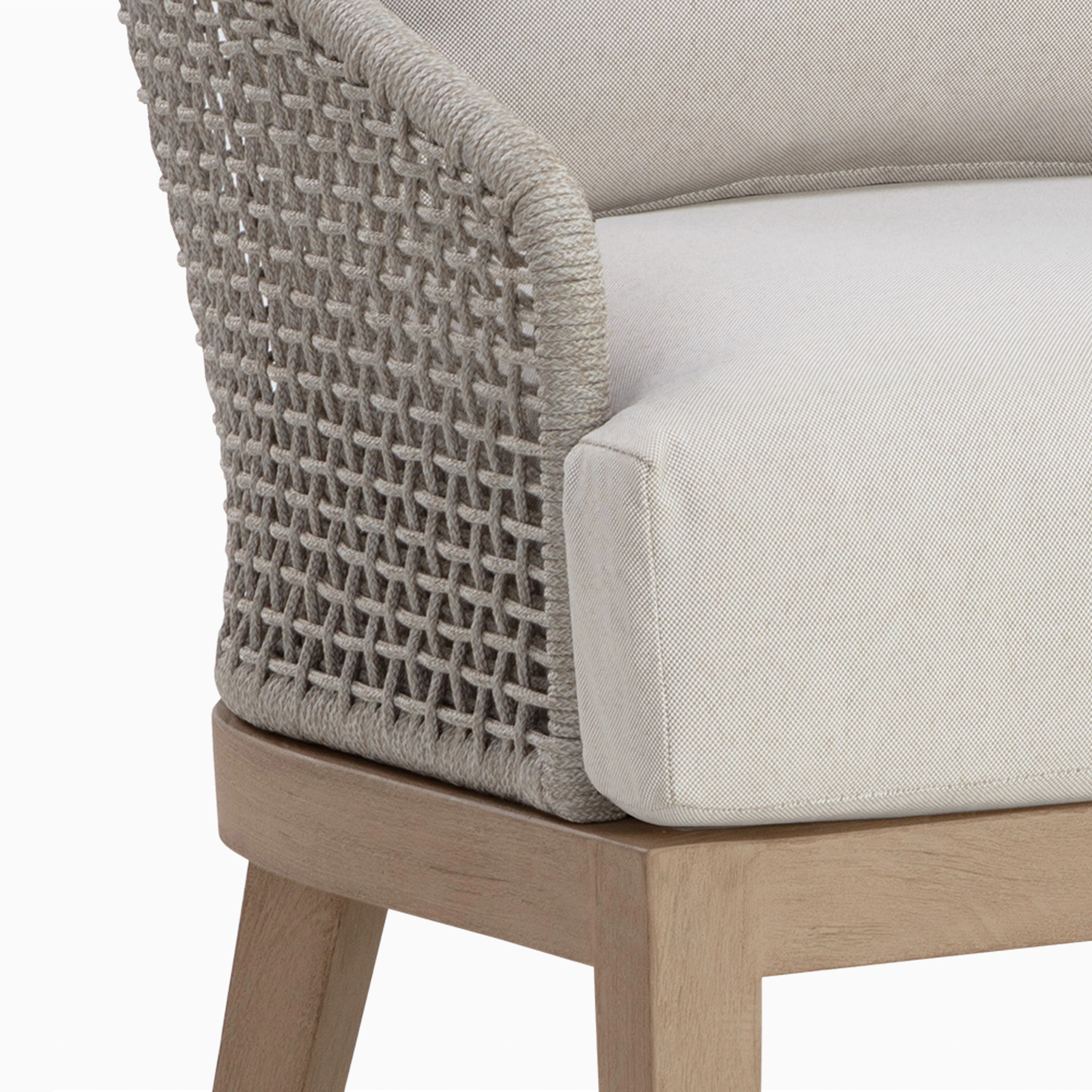 Mateo Outdoor Lounge Chair in Cream - Image 5