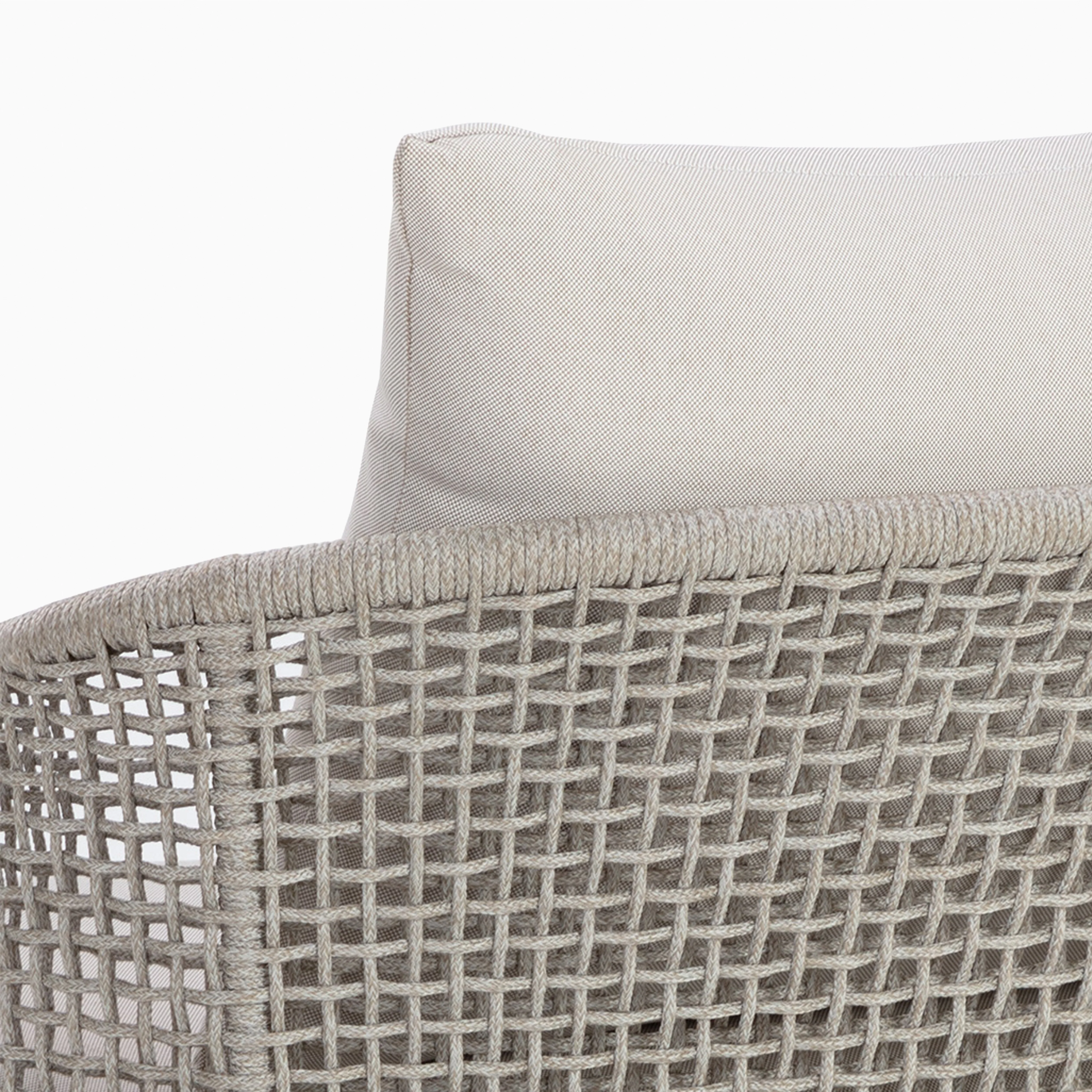 Mateo Outdoor Lounge Chair in Cream - Image 7
