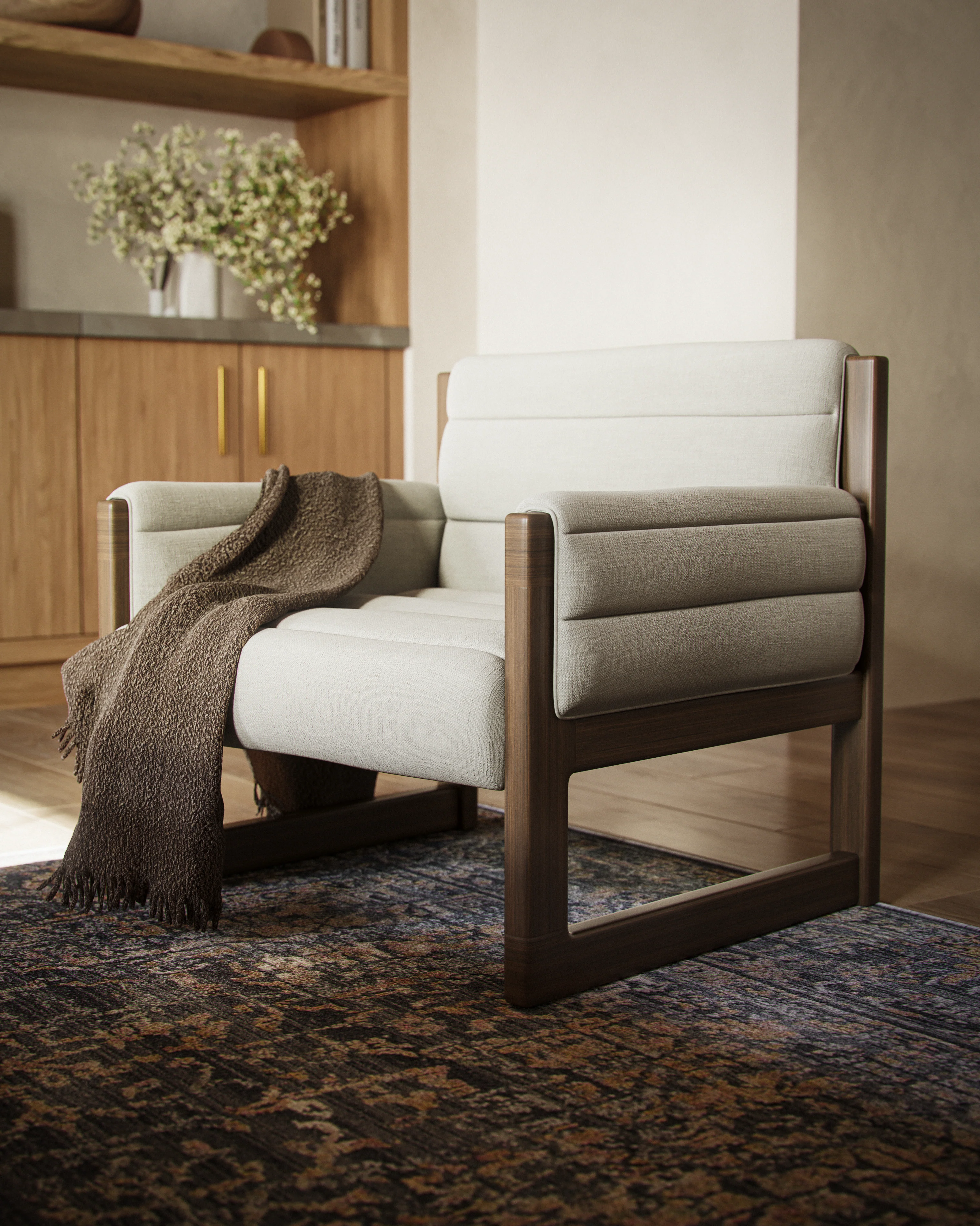 McGowan Rug in Midnight / Desert - Image 5