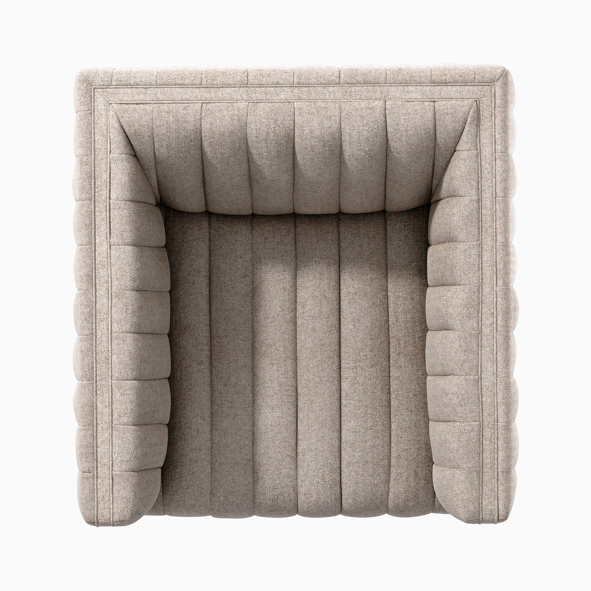 Mercer Swivel Chair in Orly Natural - Image 5