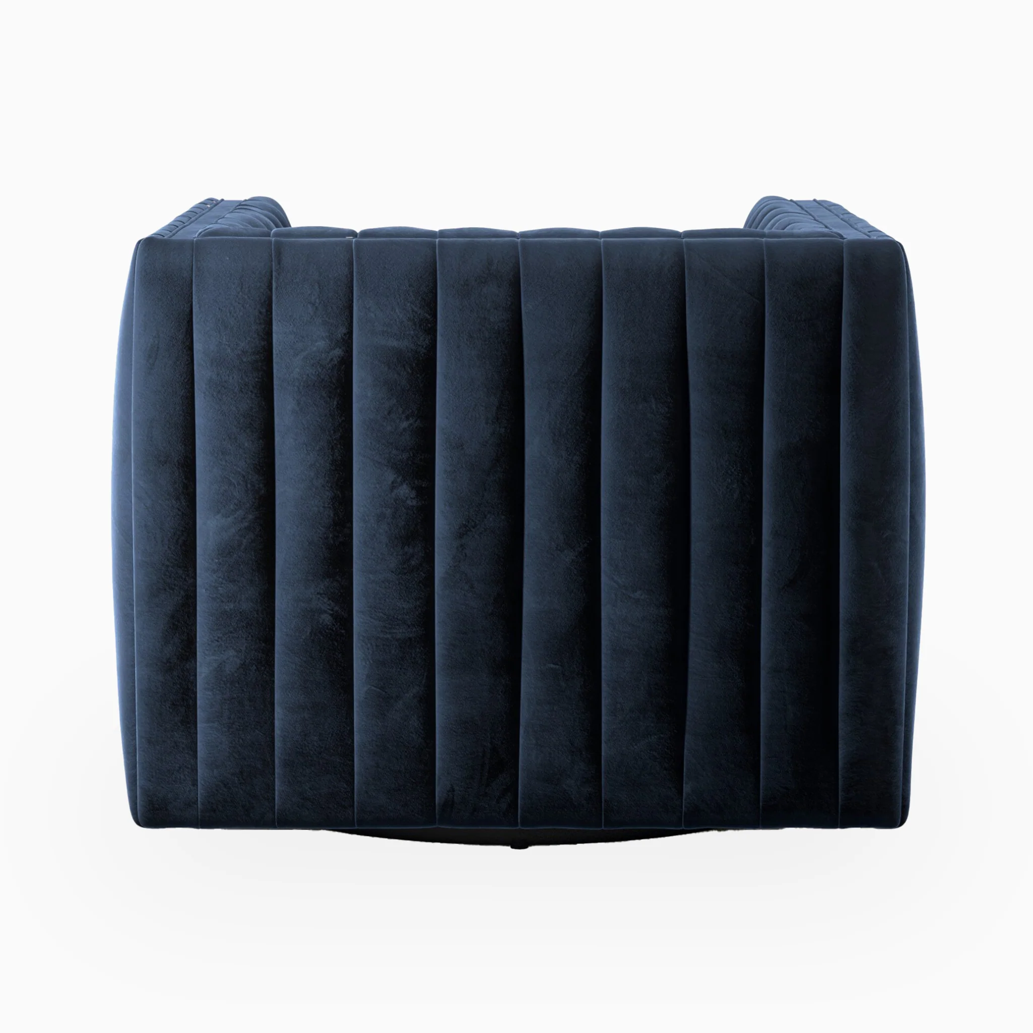 Mercer Swivel Chair in Sapphire Navy - Image 4