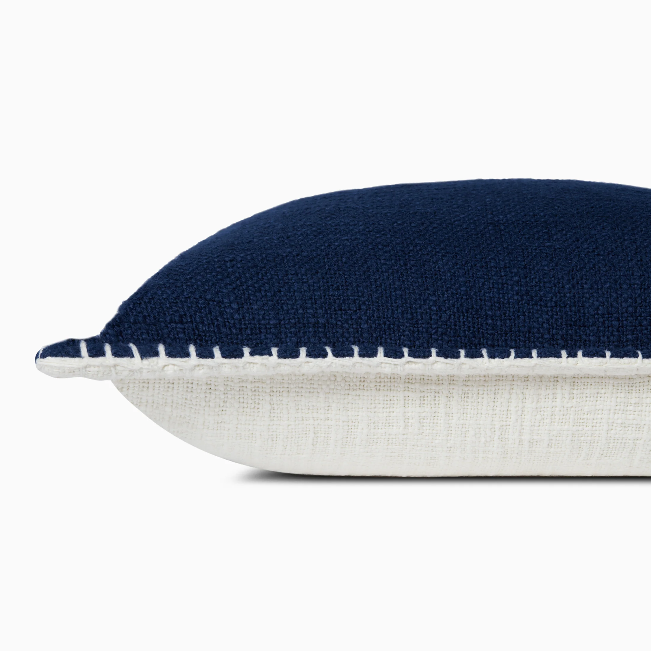 Merelle 13" x 21" Down Pillow in Navy - Image 2
