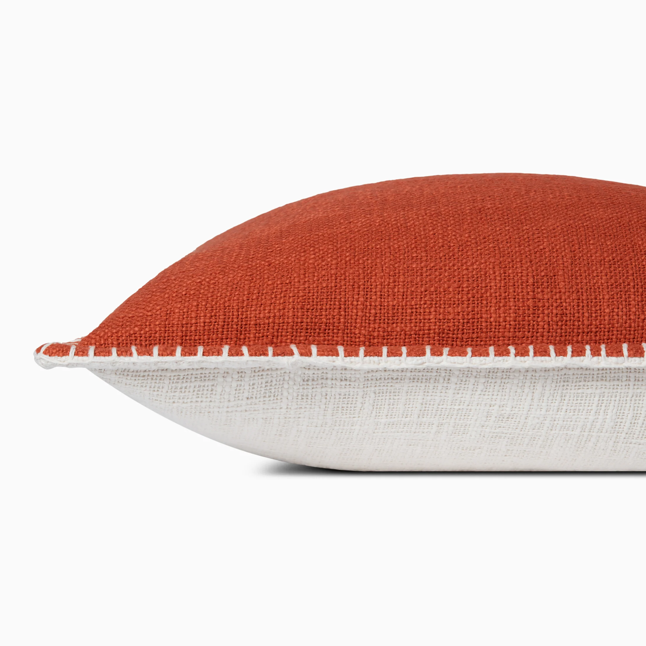 Merelle 22" x 22" Polyester Pillow in Orange - Image 2