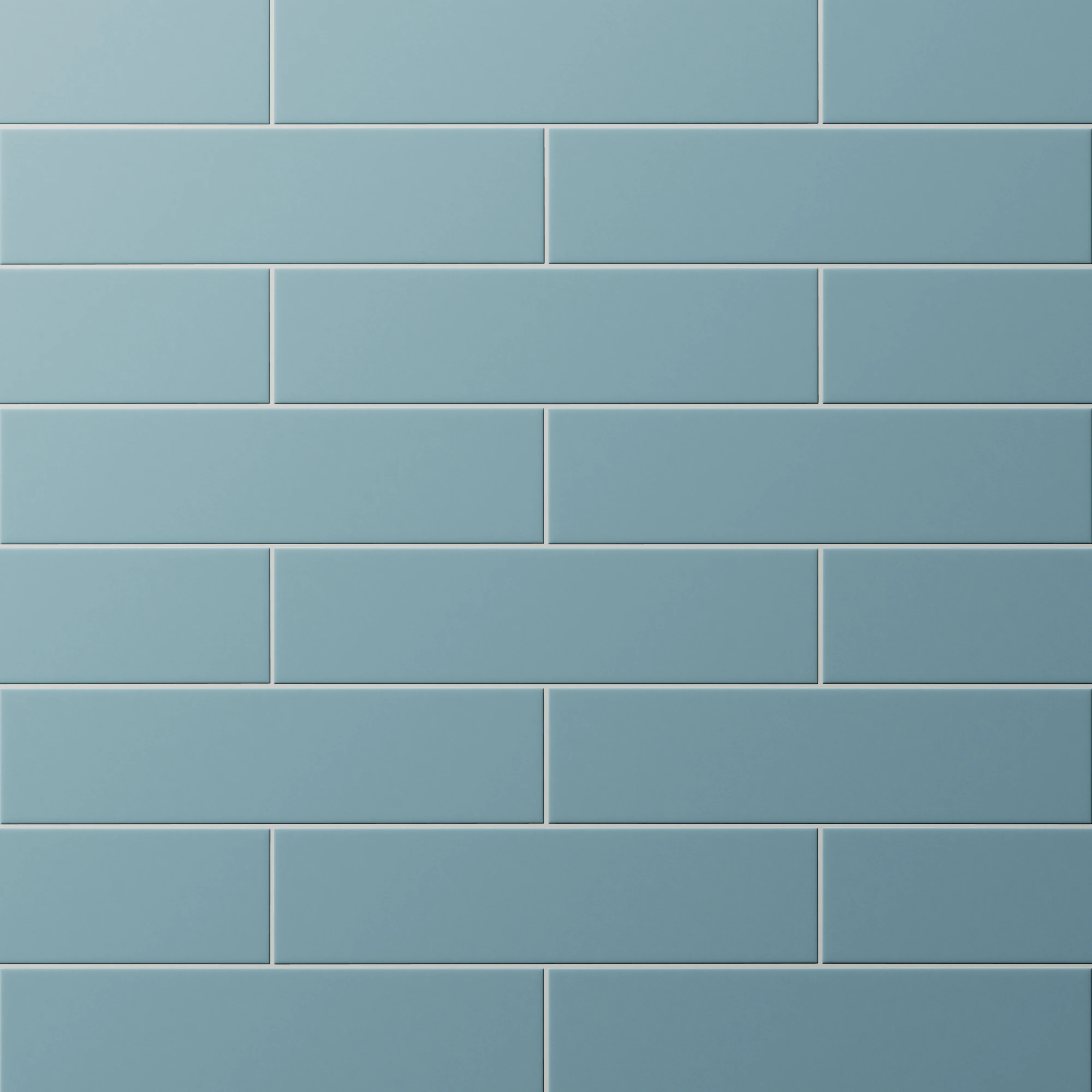 Merrick 3 x 11 Matte Porcelain Tile in Ska Blue