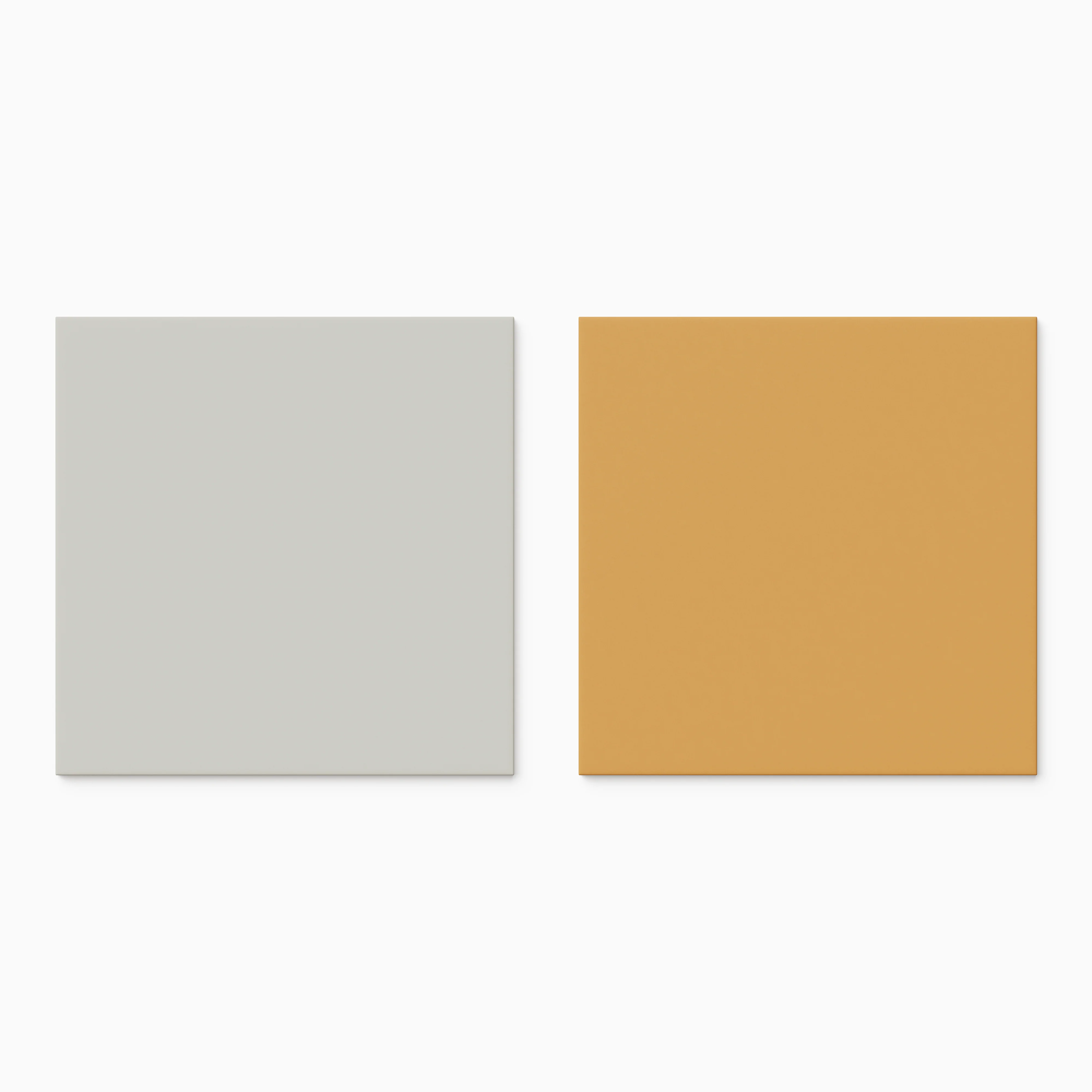 Merrick 8 x 8 Checkerboard Matte Porcelain Tile in Ambient White and Acoustic Amber - Image 2