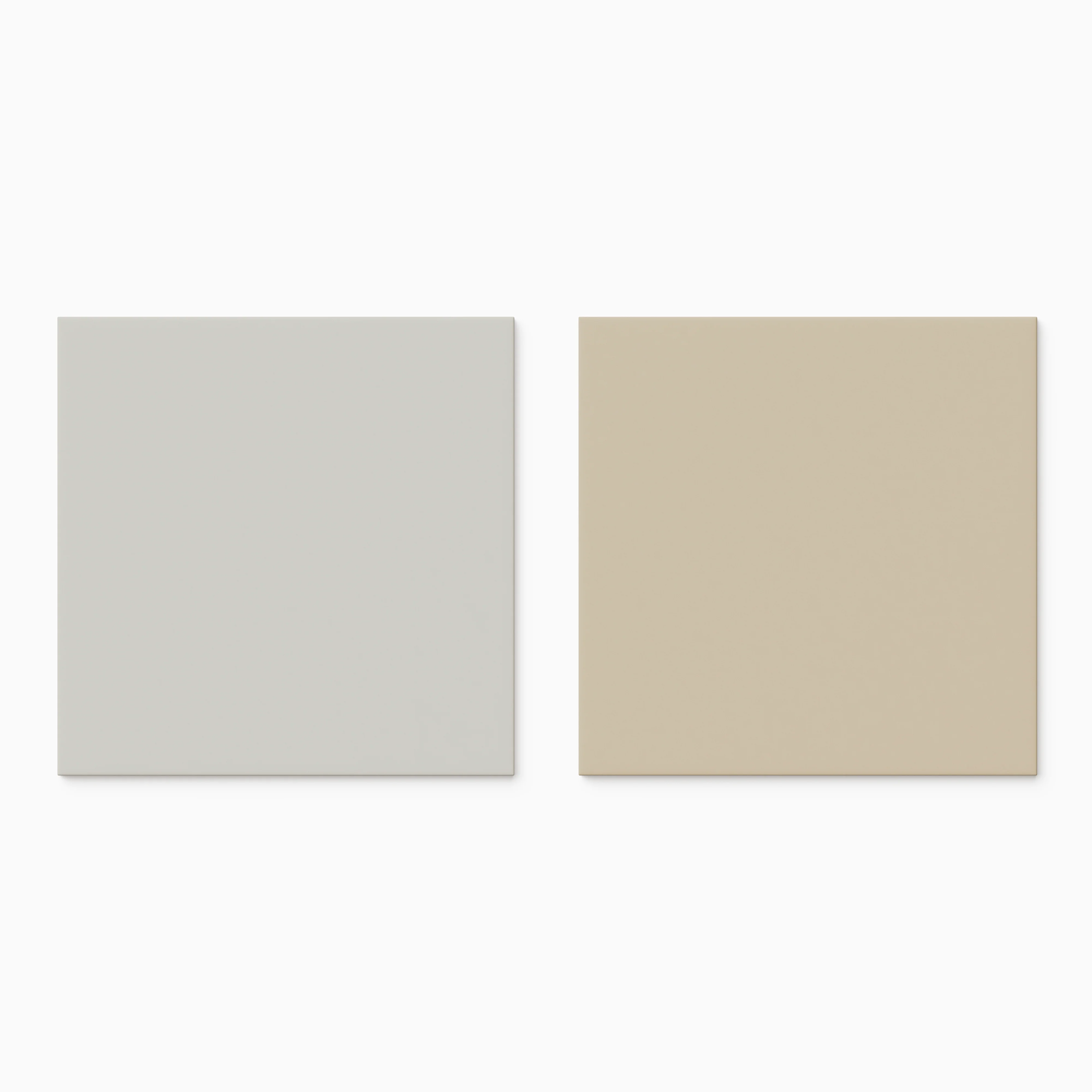 Merrick 8 x 8 Checkerboard Matte Porcelain Tile in Ambient White and Classical Beige - Image 2