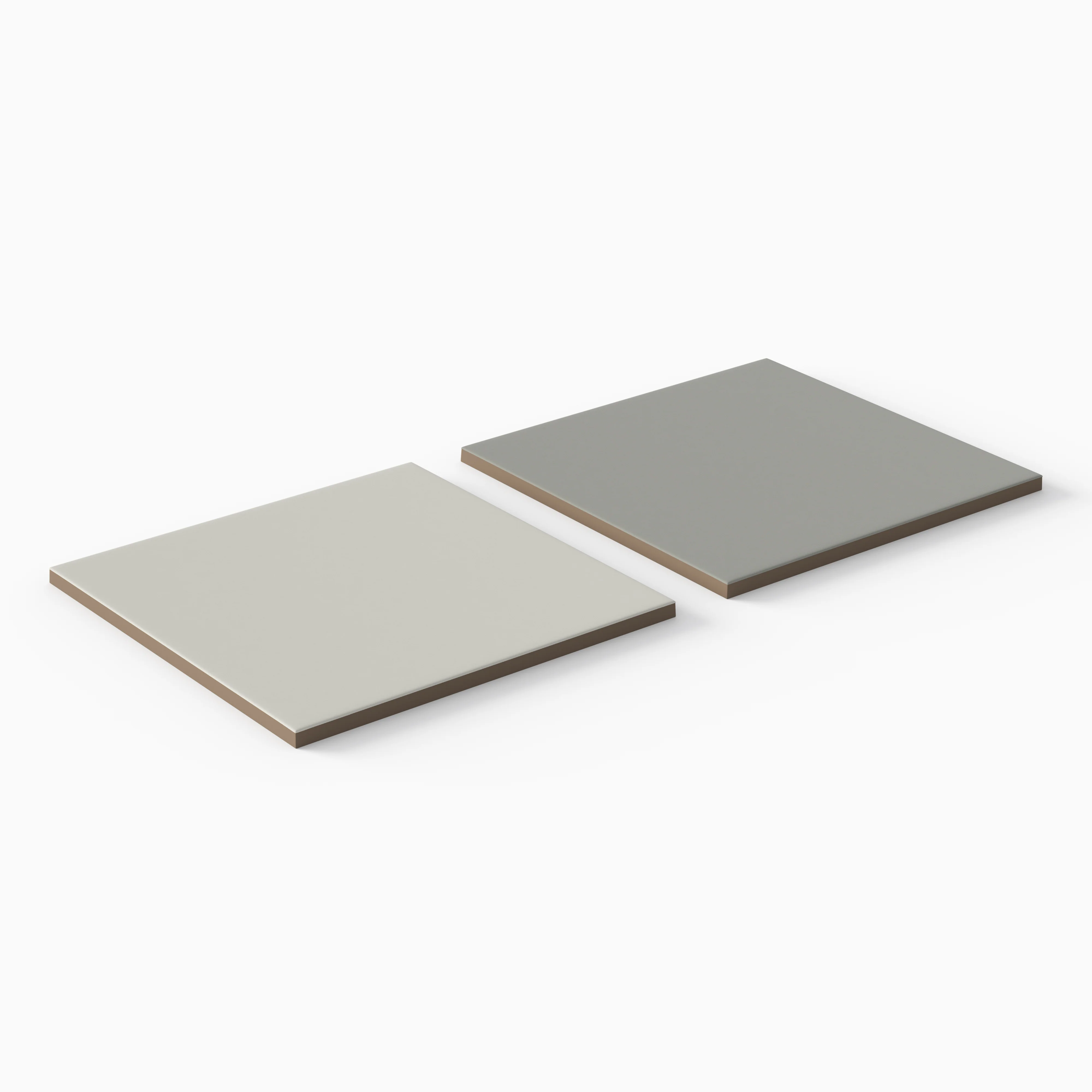 Merrick 8 x 8 Checkerboard Matte Porcelain Tile in Ambient White and Gothic Grey - Image 3