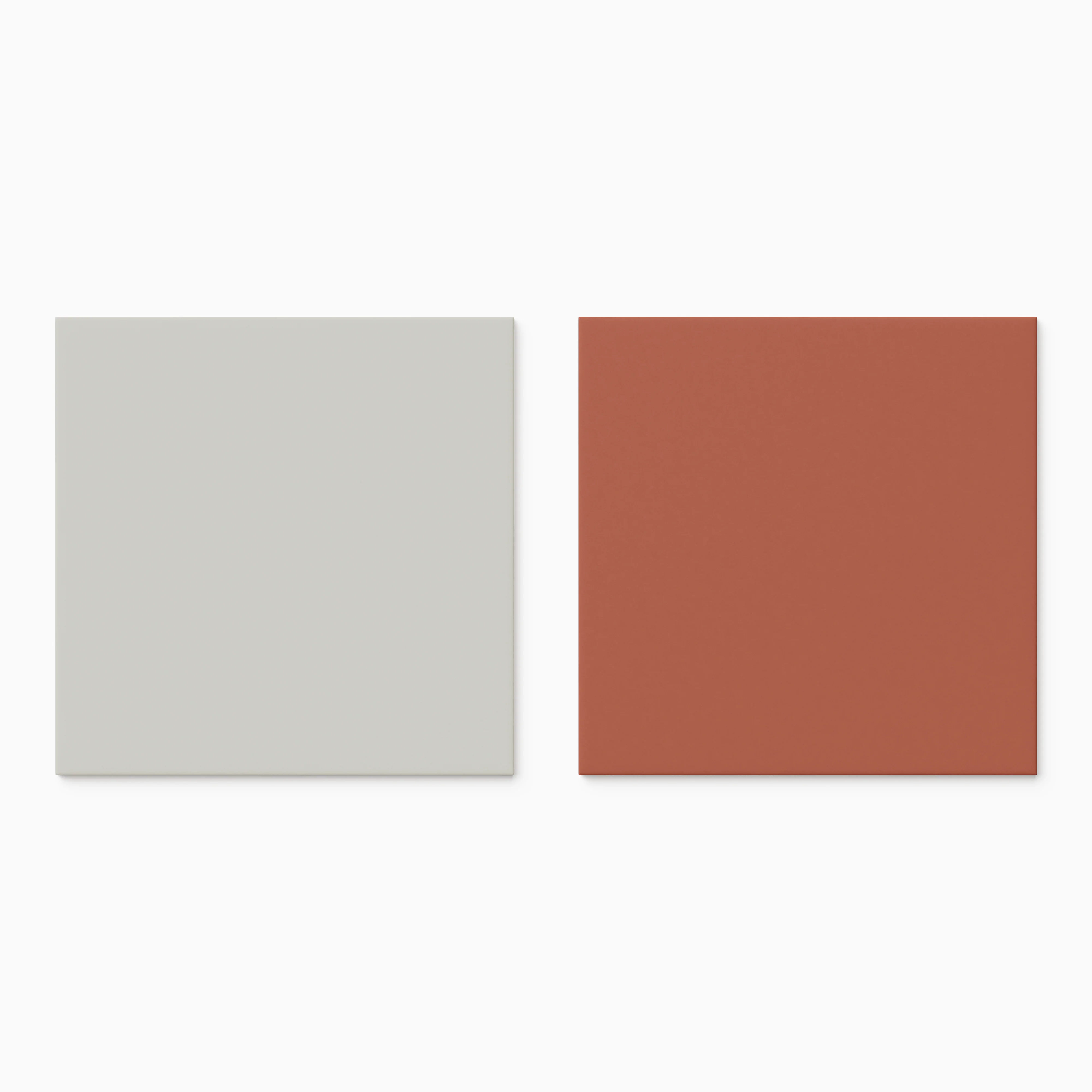 Merrick 8 x 8 Checkerboard Matte Porcelain Tile in Ambient White and Indie Rust - Image 2