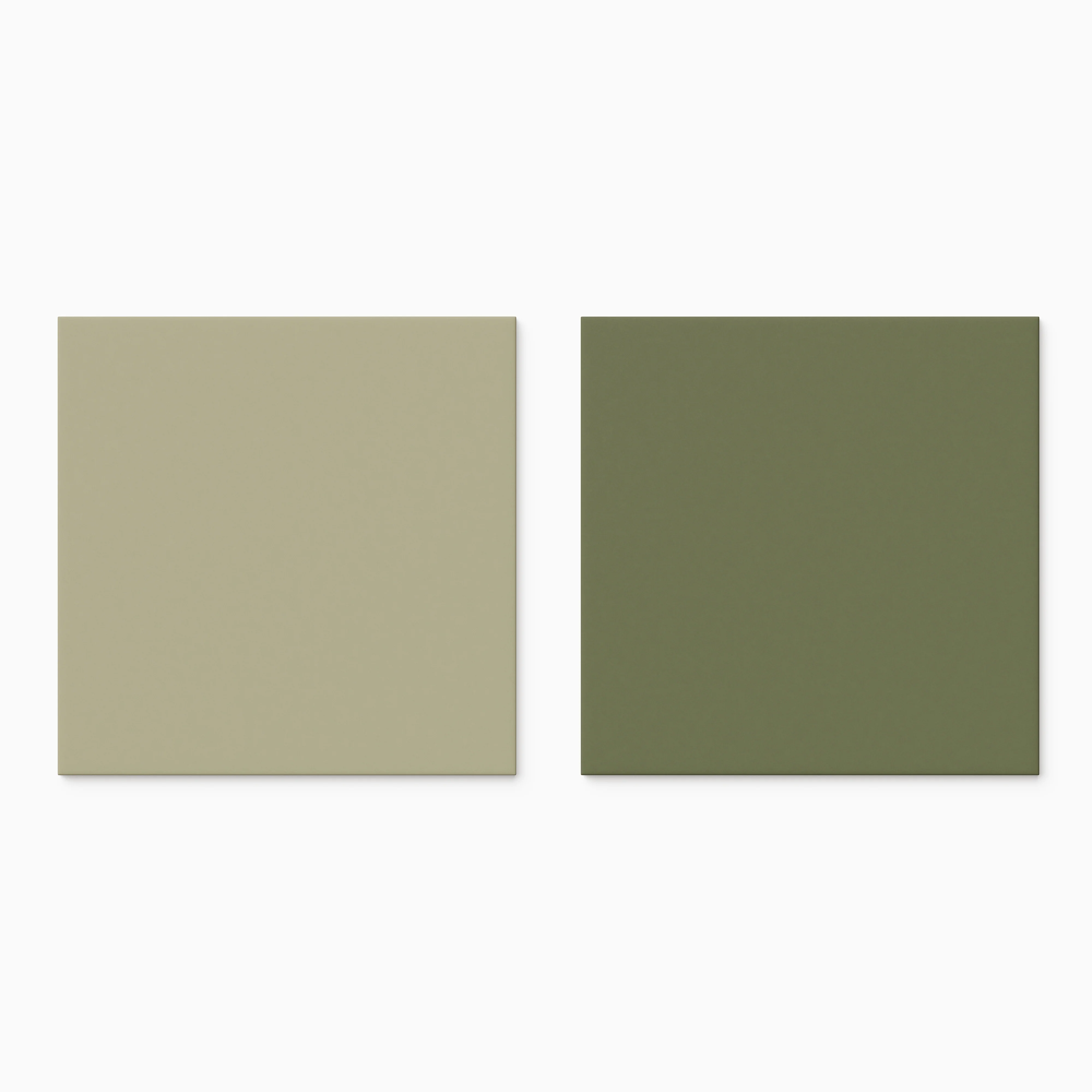 Merrick 8 x 8 Checkerboard Matte Porcelain Tile in Lounge Light Green and Folk Green - Image 2
