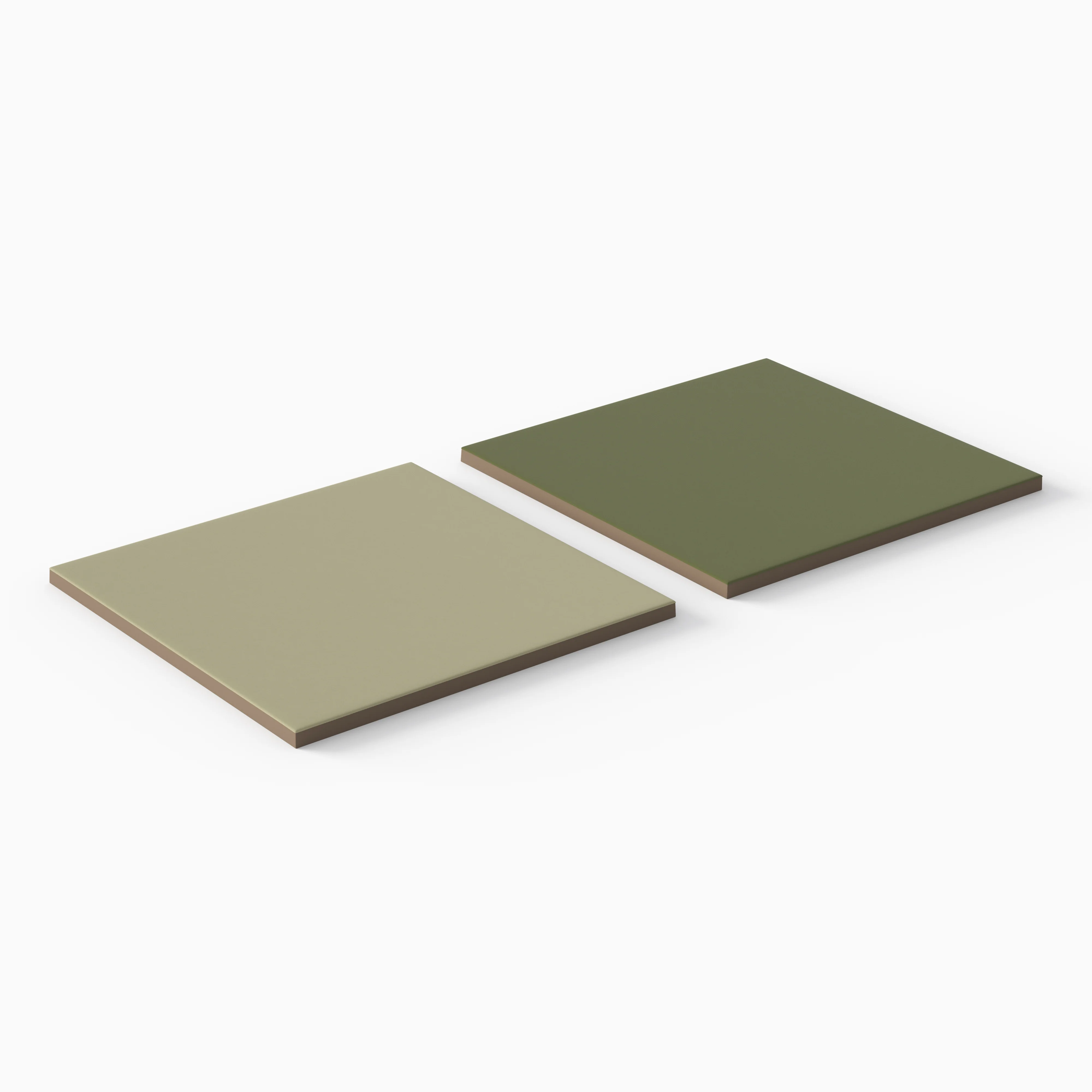 Merrick 8 x 8 Checkerboard Matte Porcelain Tile in Lounge Light Green and Folk Green - Image 3