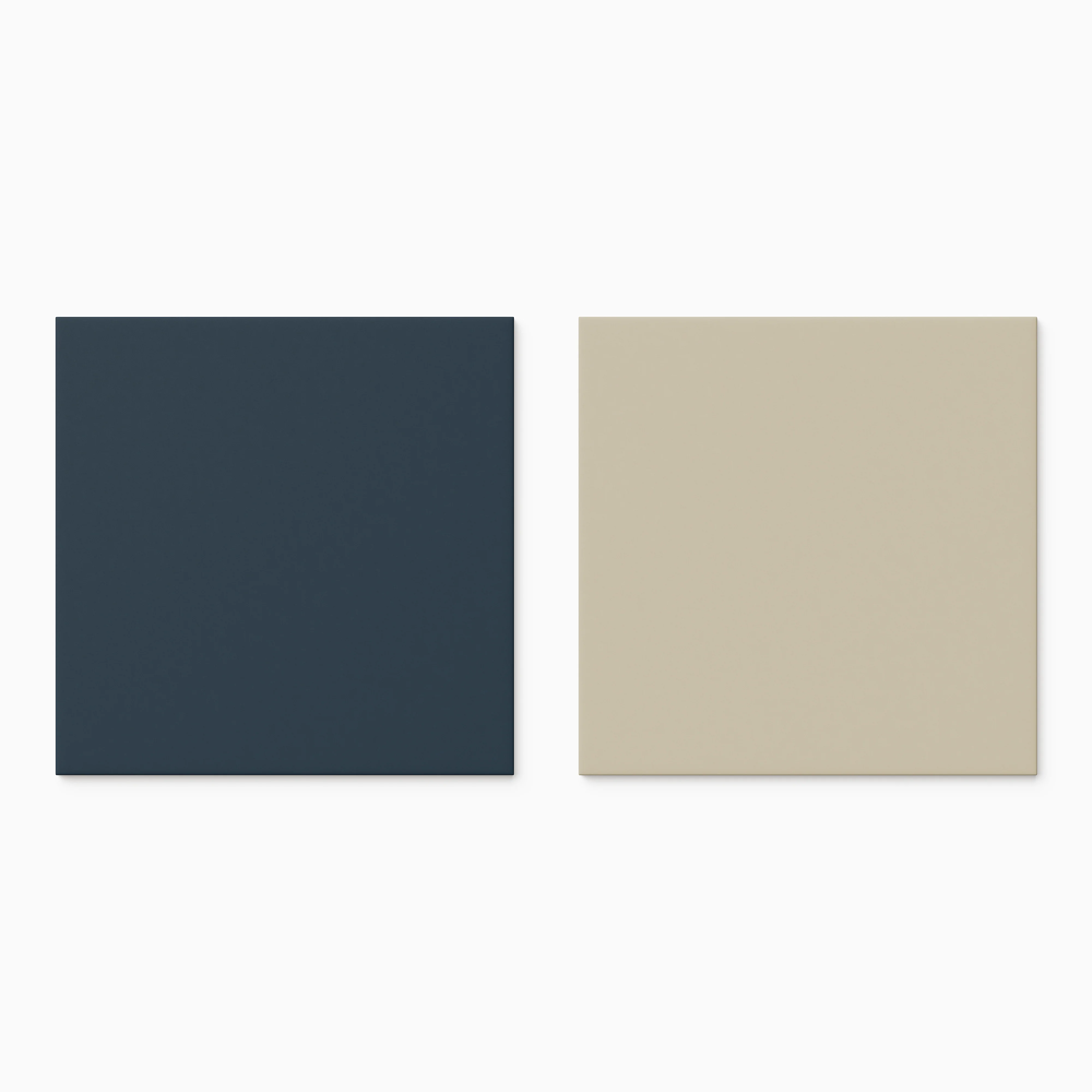 Merrick 8 x 8 Checkerboard Matte Porcelain Tile in Rhythm and Blues and Classical Beige - Image 2