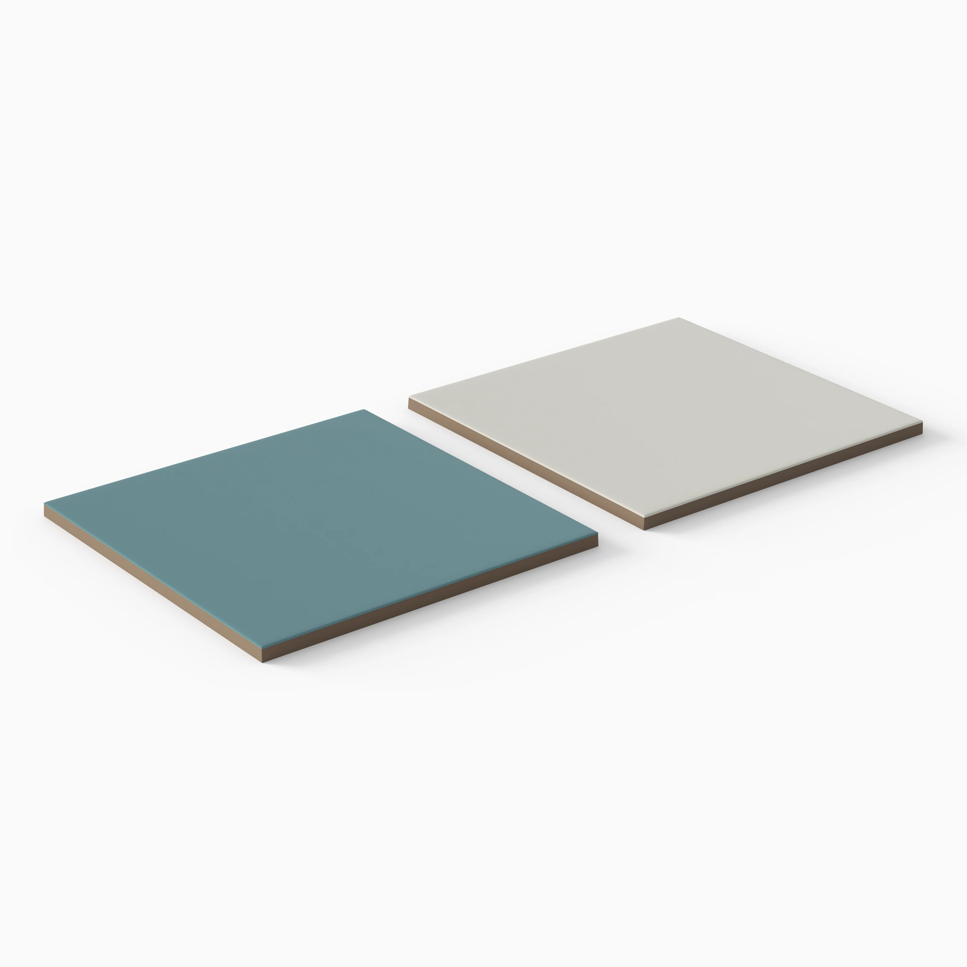 Merrick 8 x 8 Checkerboard Matte Porcelain Tile in Ska Blue and Ambient White - Image 3