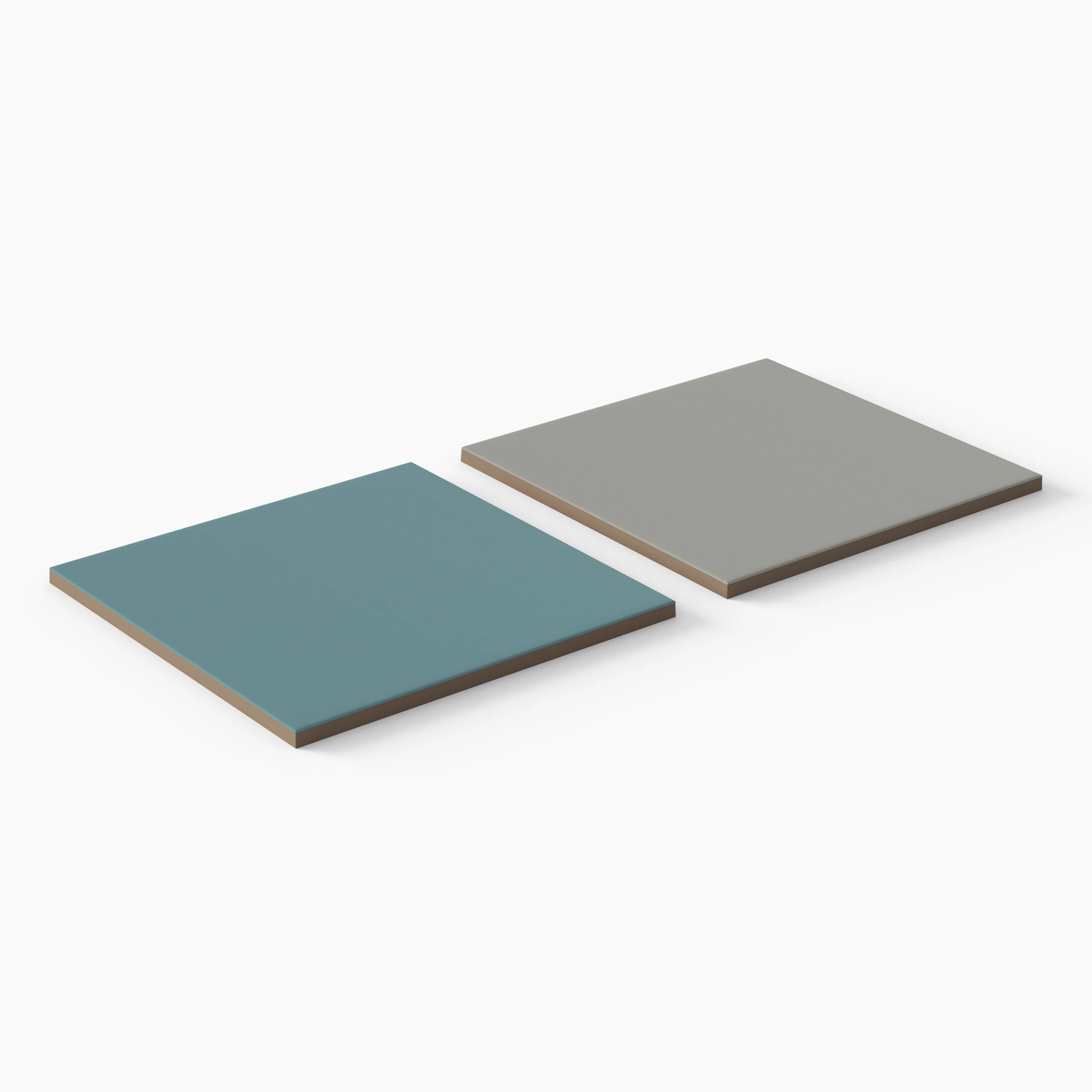 Merrick 8 x 8 Checkerboard Matte Porcelain Tile in Ska Blue and Gothic Grey - Image 3