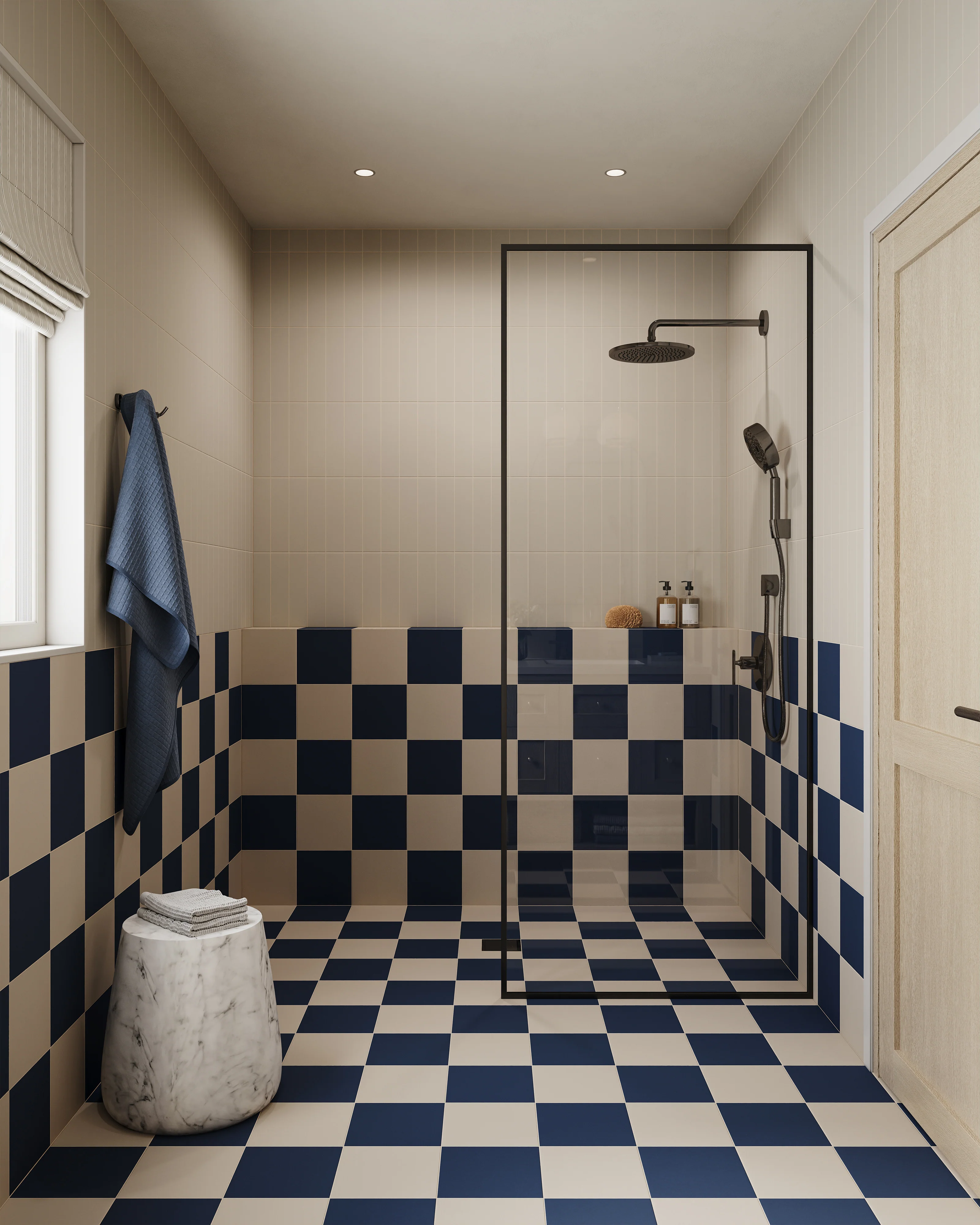 Merrick 8 x 8 Matte Porcelain Tile in Grunge Greige - Image 2