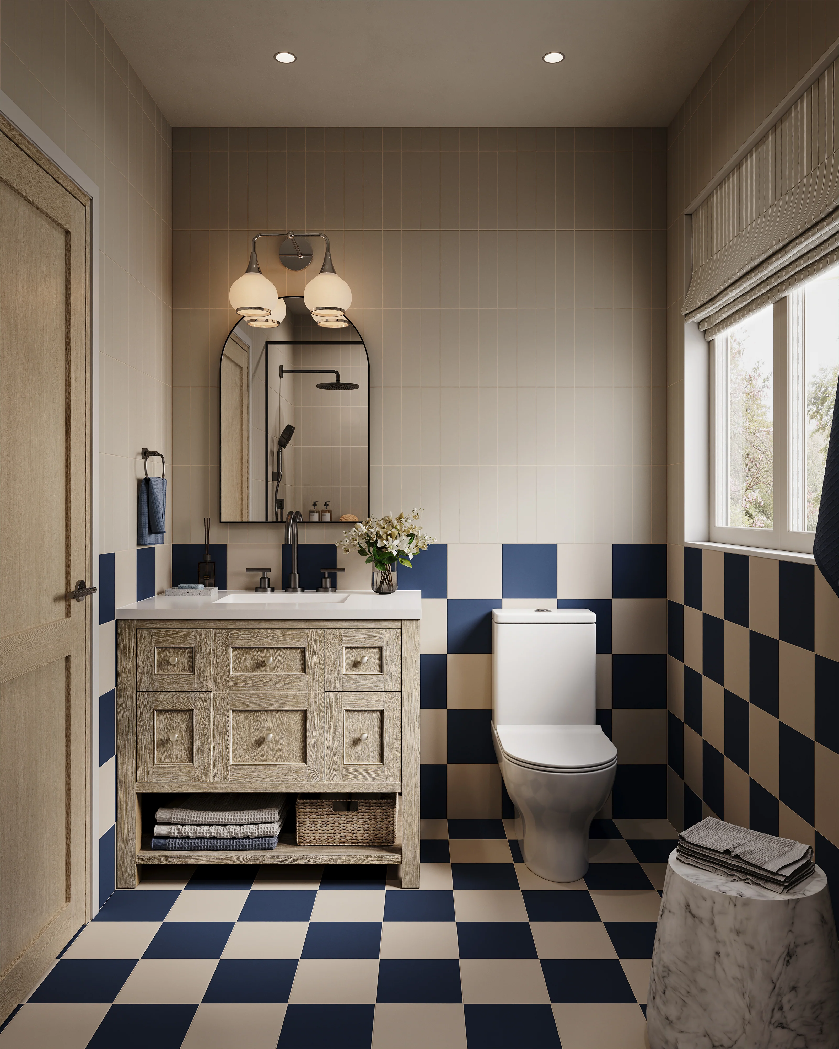 Merrick 8 x 8 Matte Porcelain Tile in Rhythm and Blues - Image 8