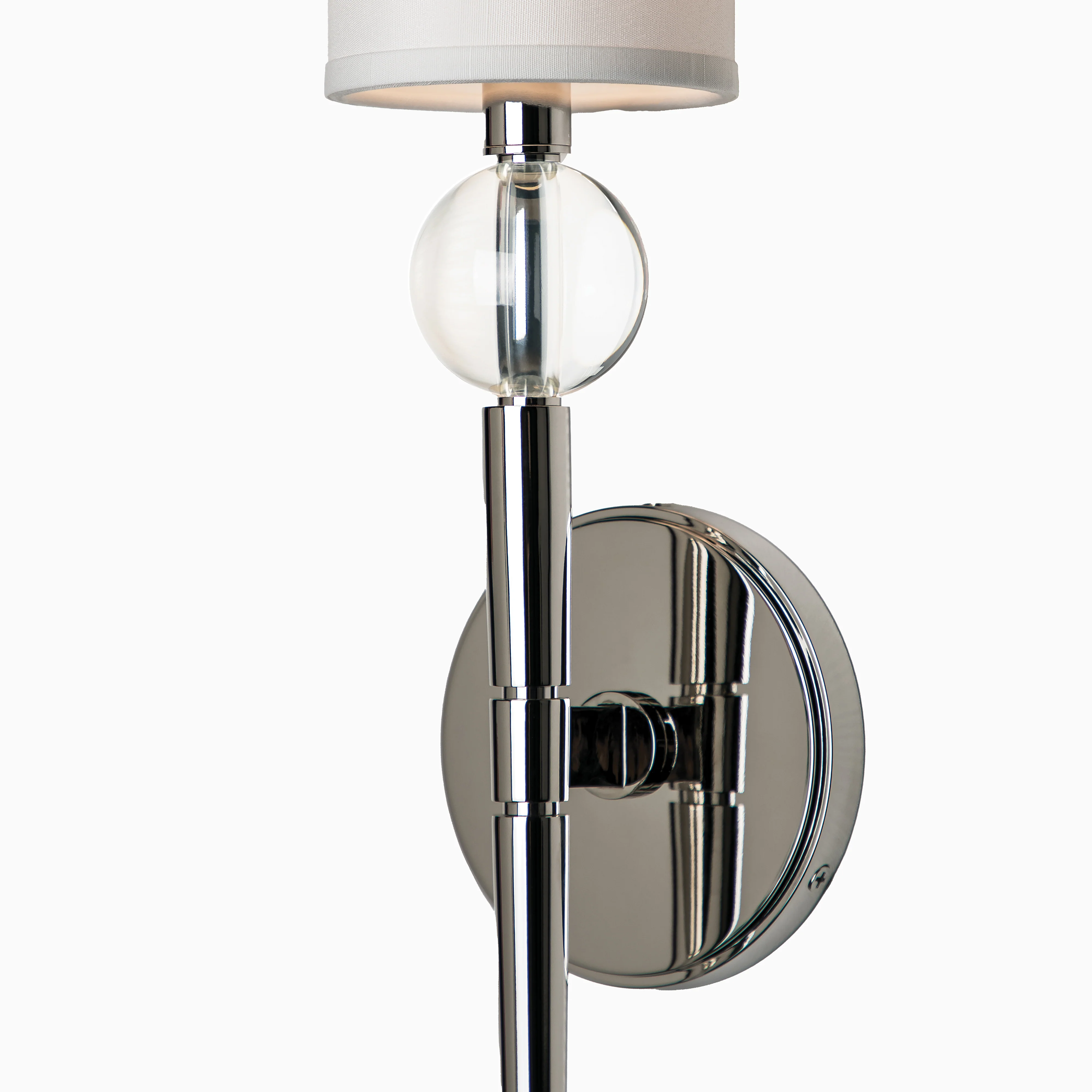Mickelson 1-Light Wall Sconce in Polished Nickel - Image 3