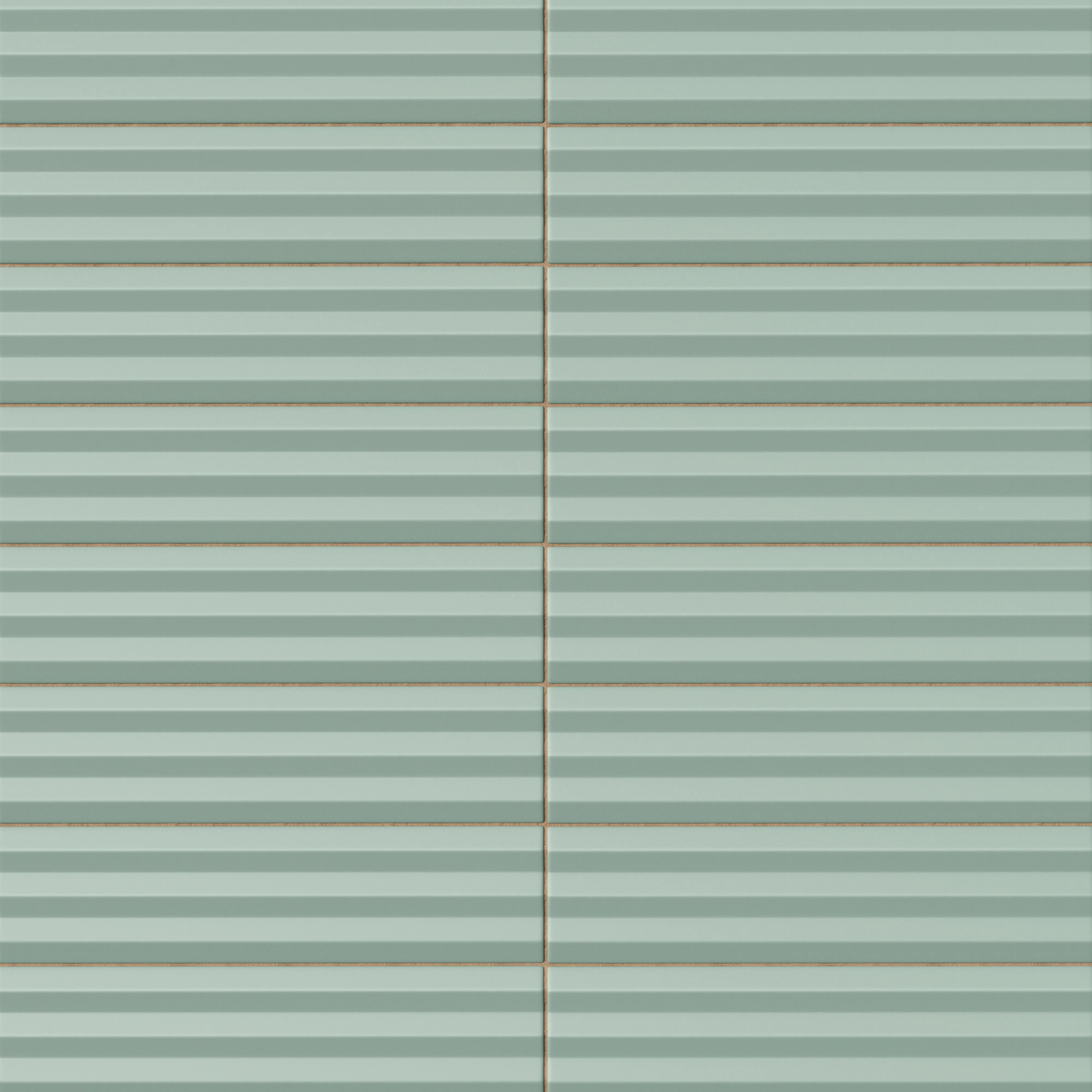 Mika 2.5 x 10 Matte Ceramic Beveled Tile in Sage