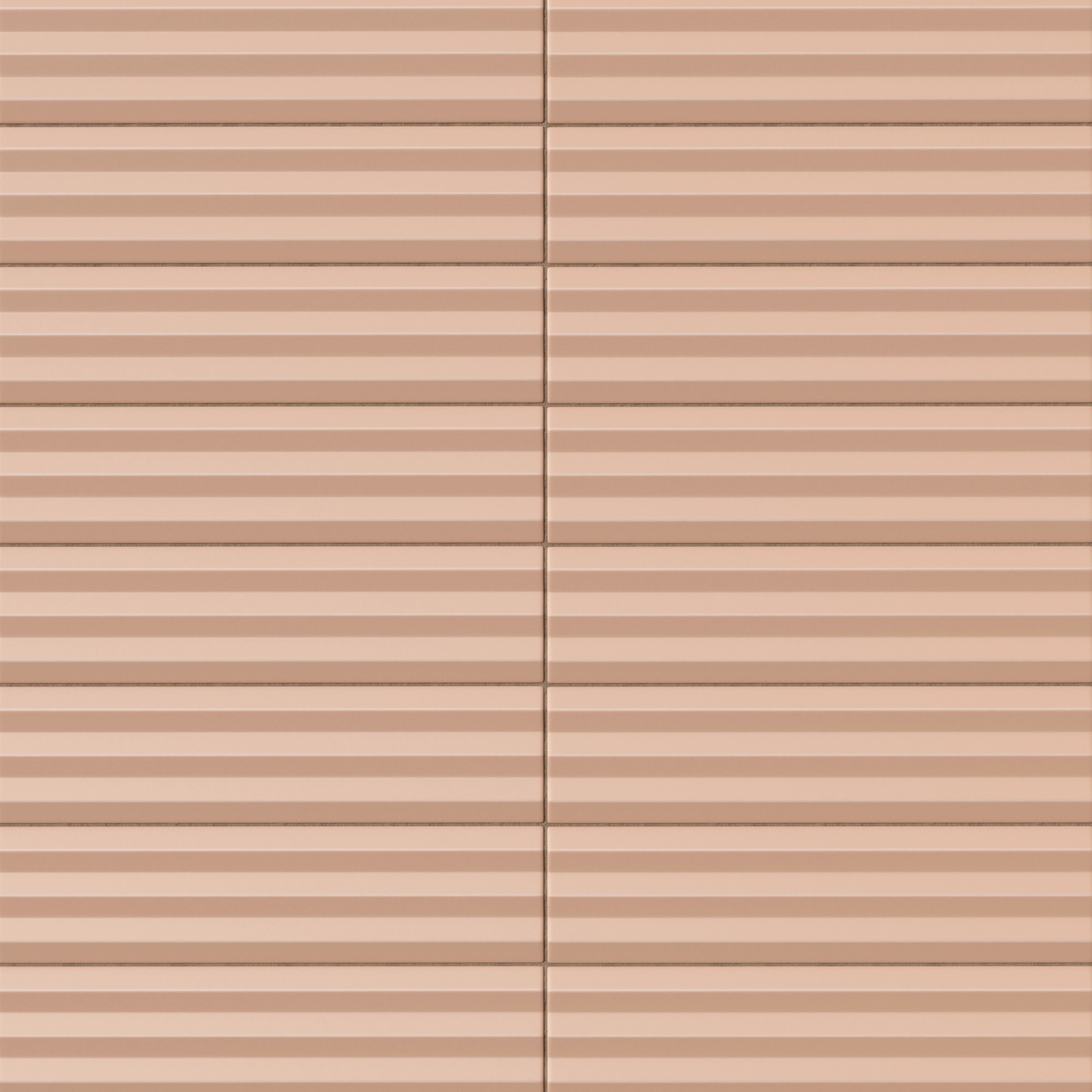Mika 2.5 x 10 Matte Ceramic Beveled Tile in Tan