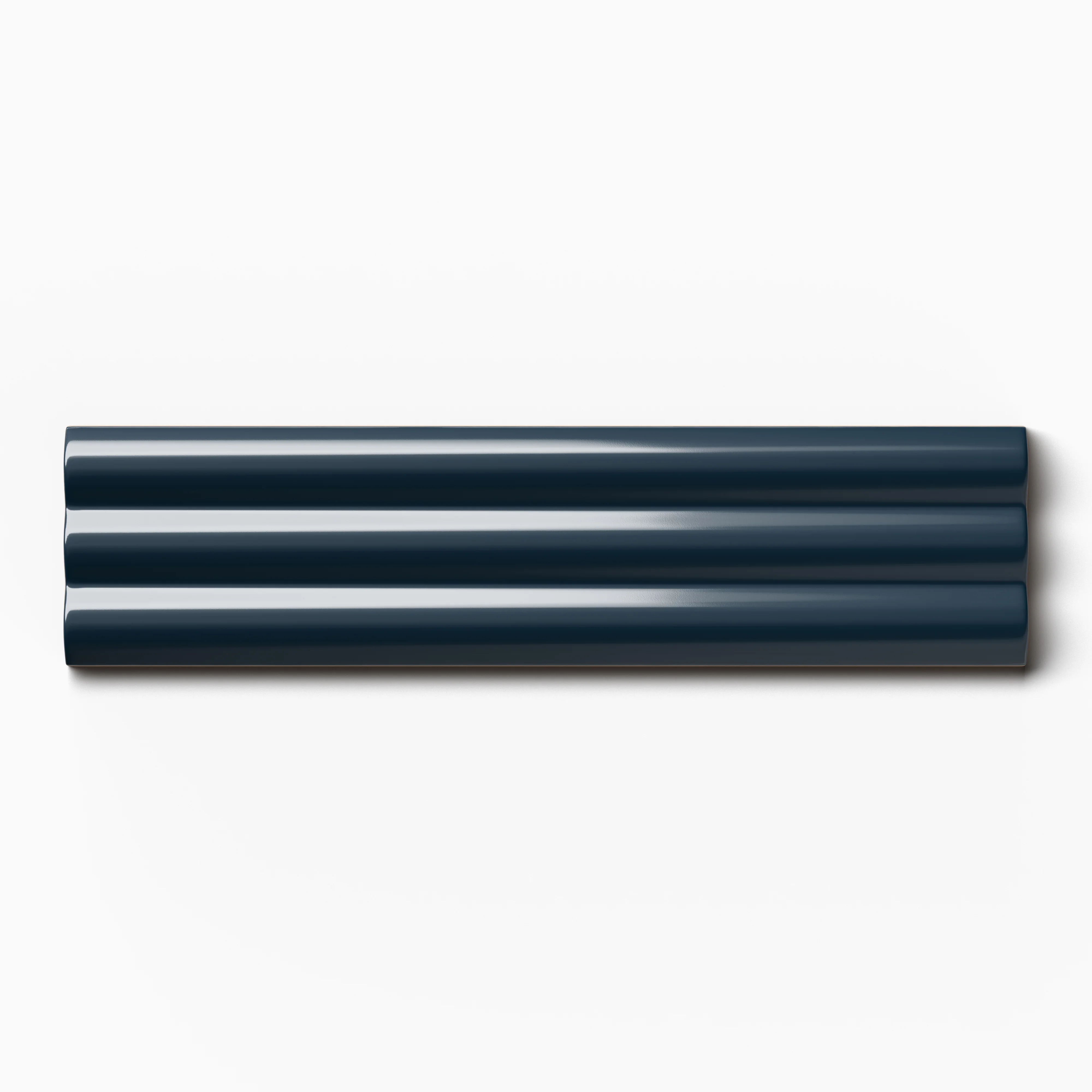 Mika 2 x 10 Glossy Reeded in Midnight Sample