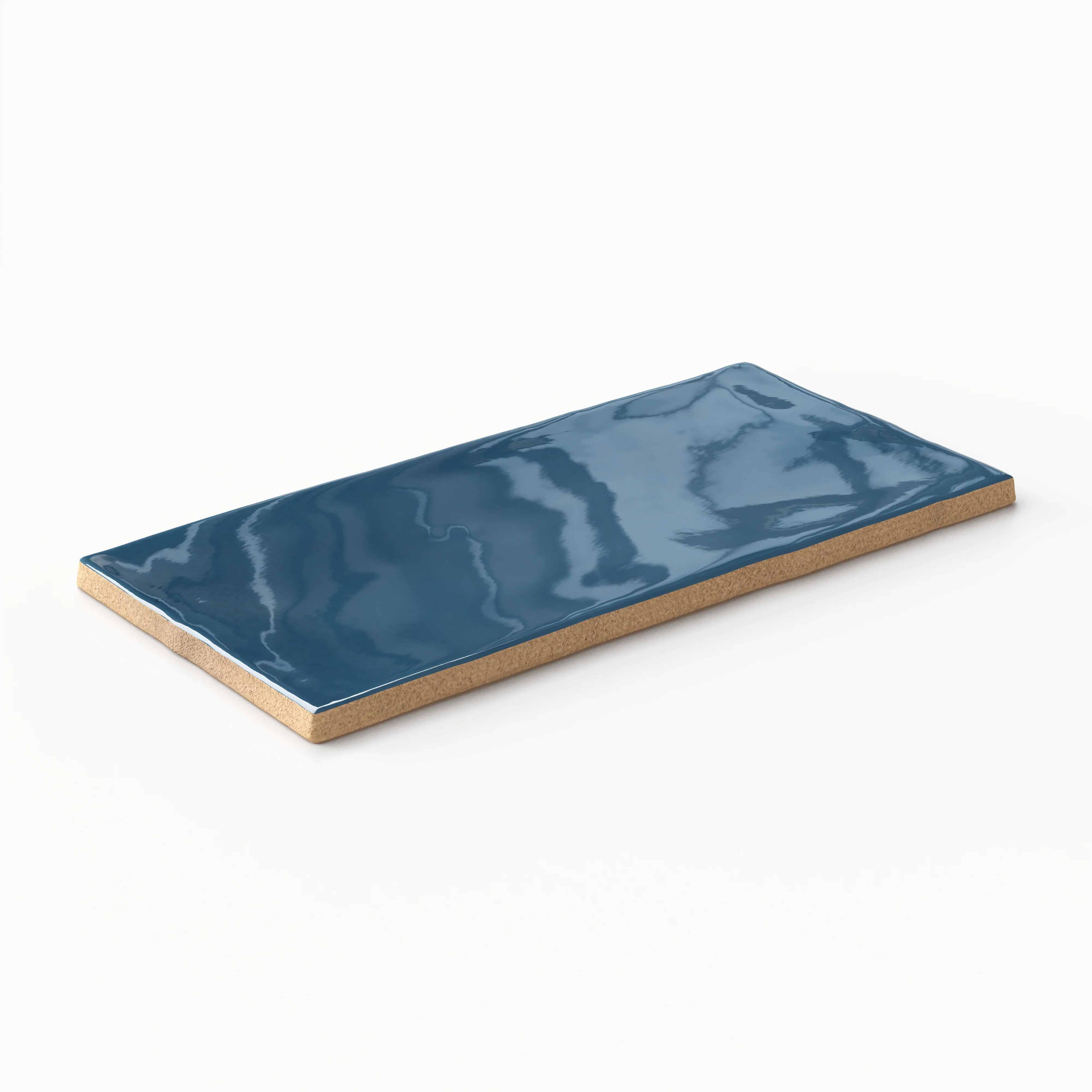 Mikayla 2.5 x 5 Glossy Ceramic Tile in Cerulean - Image 4