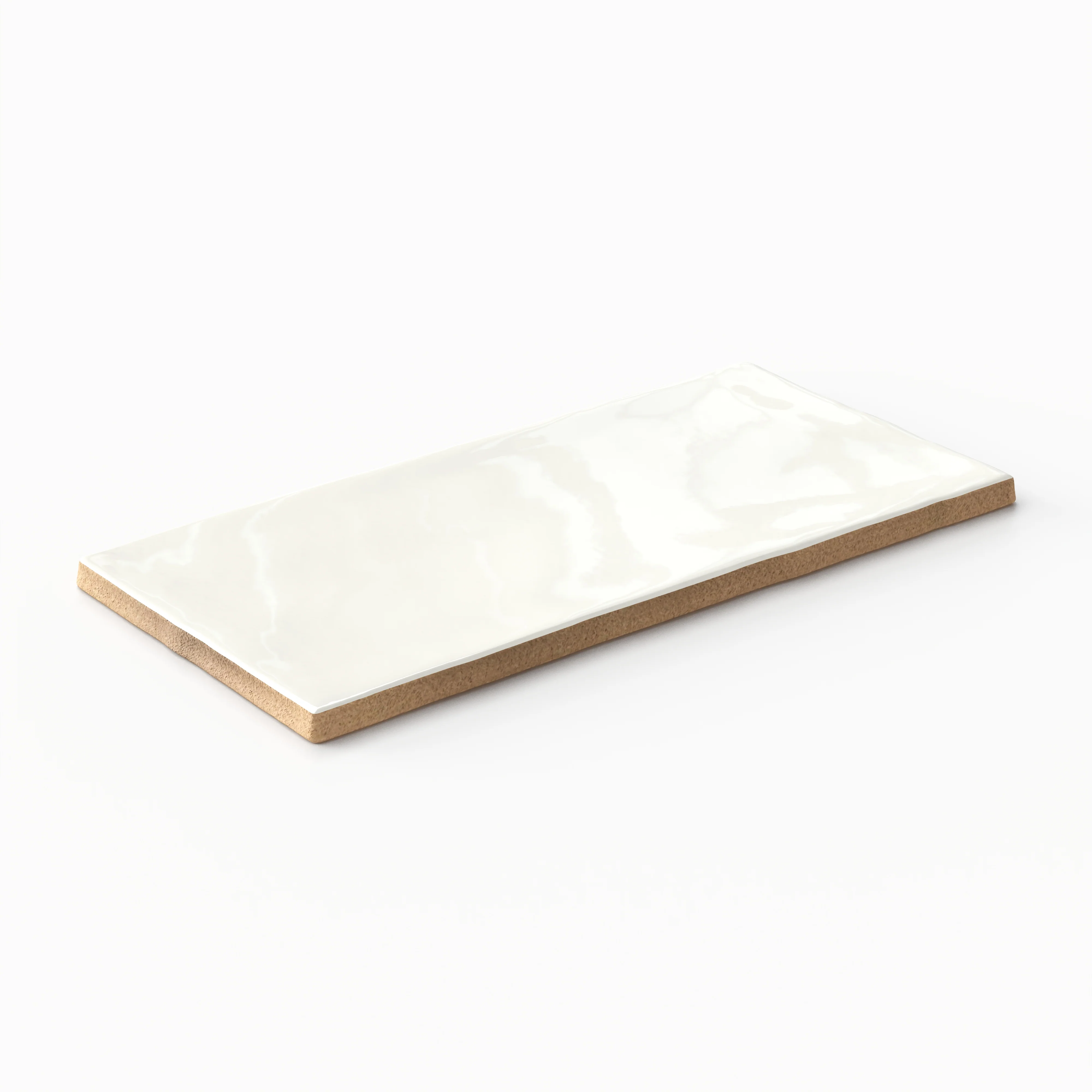 Mikayla 2.5 x 5 Glossy Ceramic Tile in Eggshell - Image 4