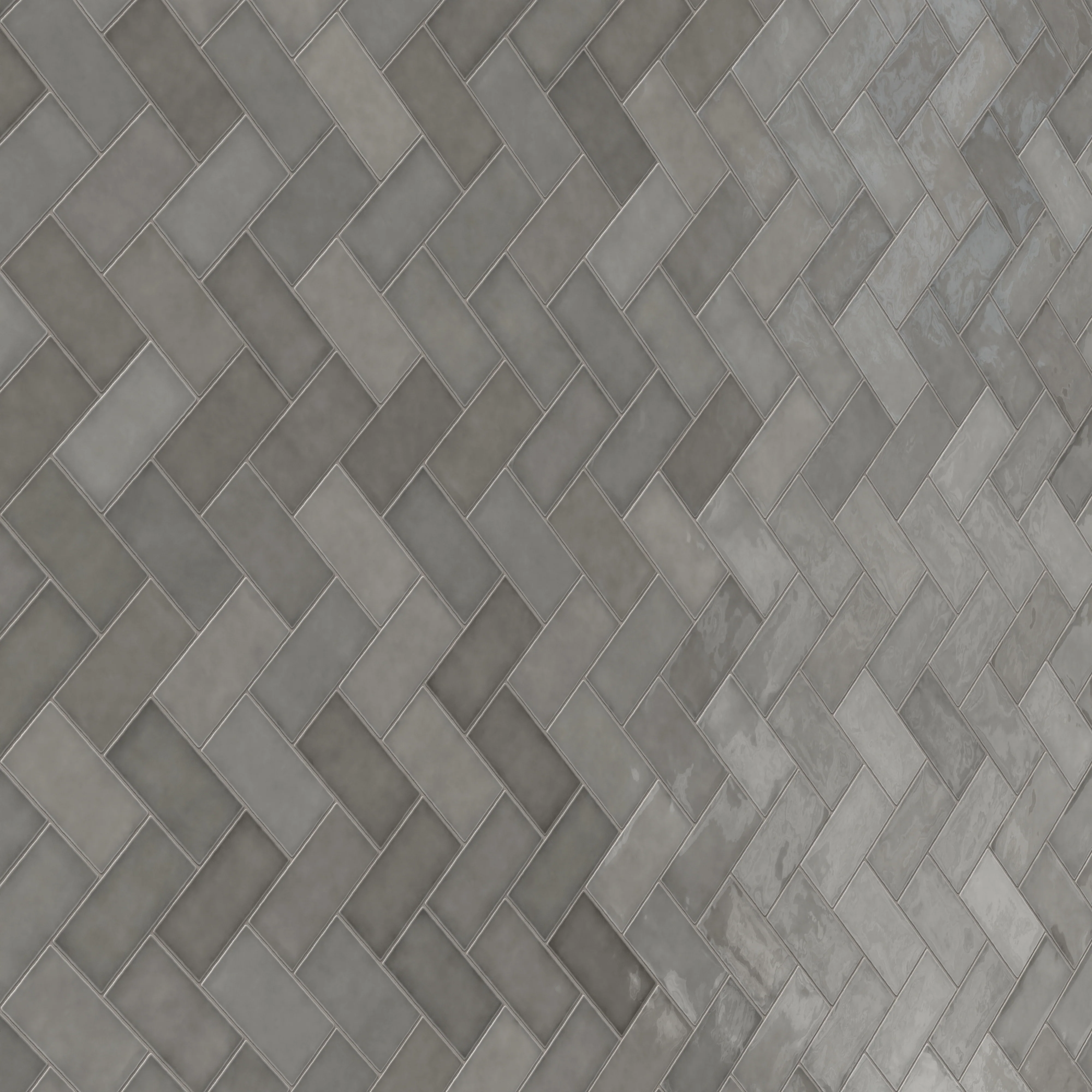 Mikayla 2.5 x 5 Glossy Ceramic Tile in Gris - Image 8