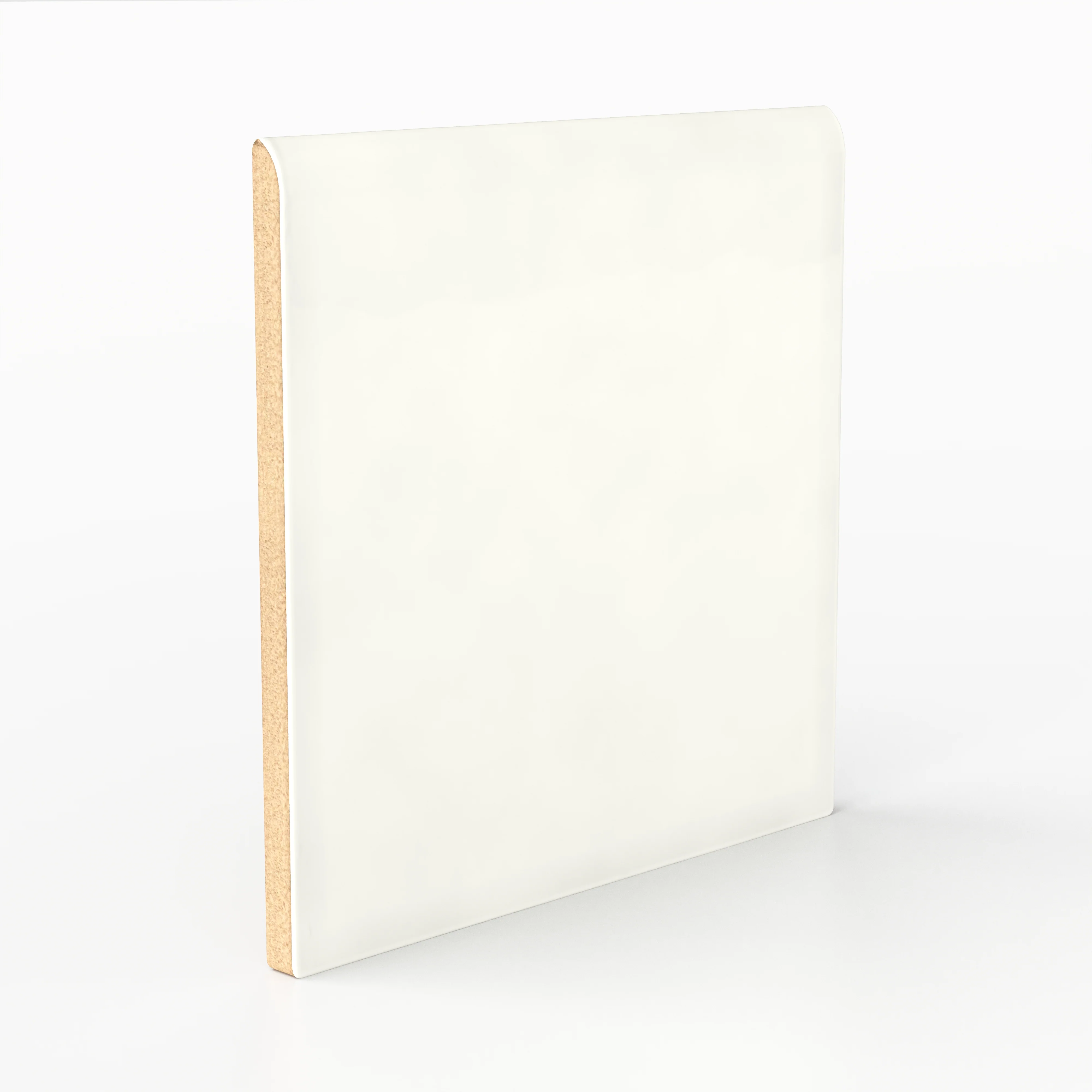 Mikayla 5 x 5 Bullnose Glossy Ceramic Tile in Eggshell - Image 2