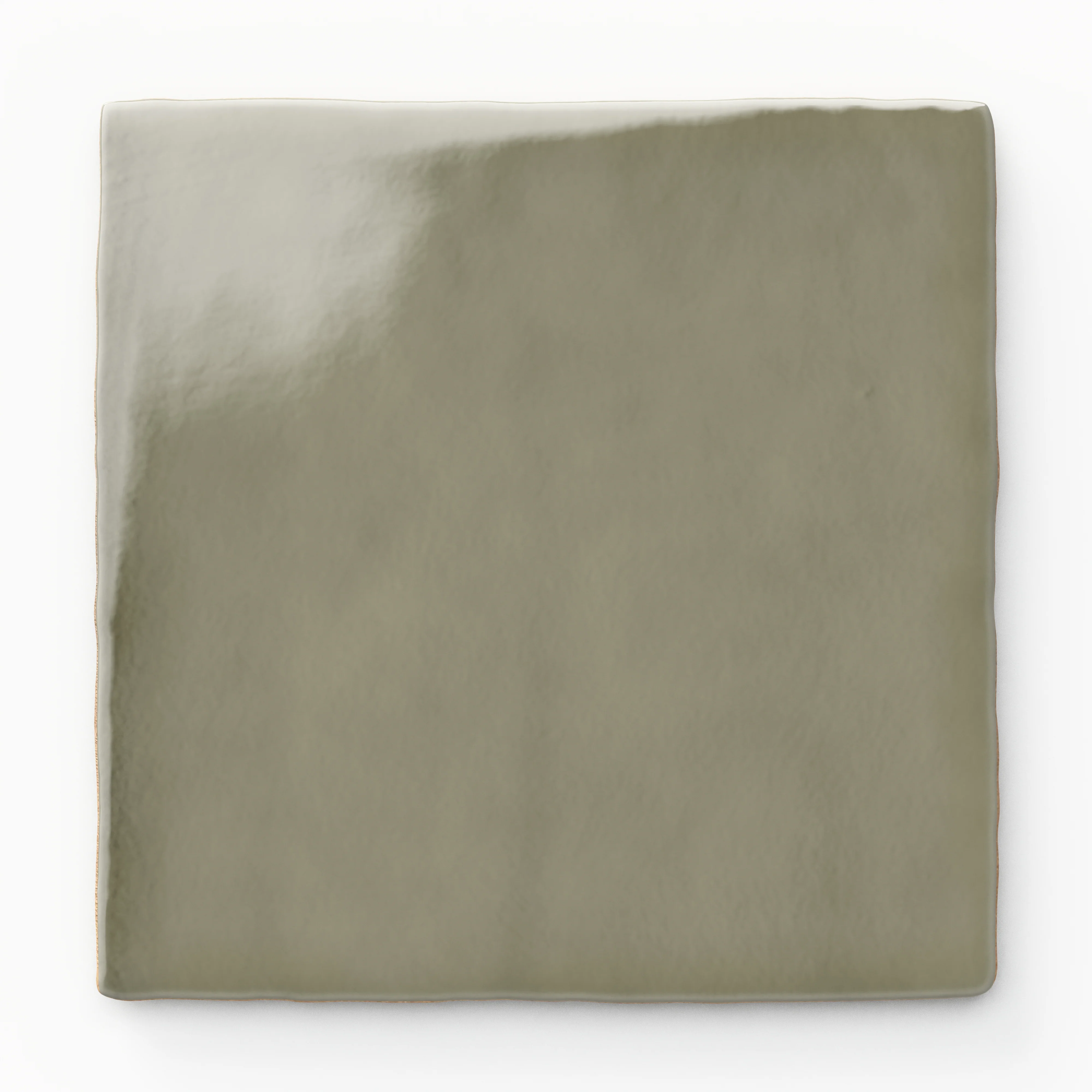 Mikayla 5 x 5 Glossy Ceramic Tile in Olive - Image 3