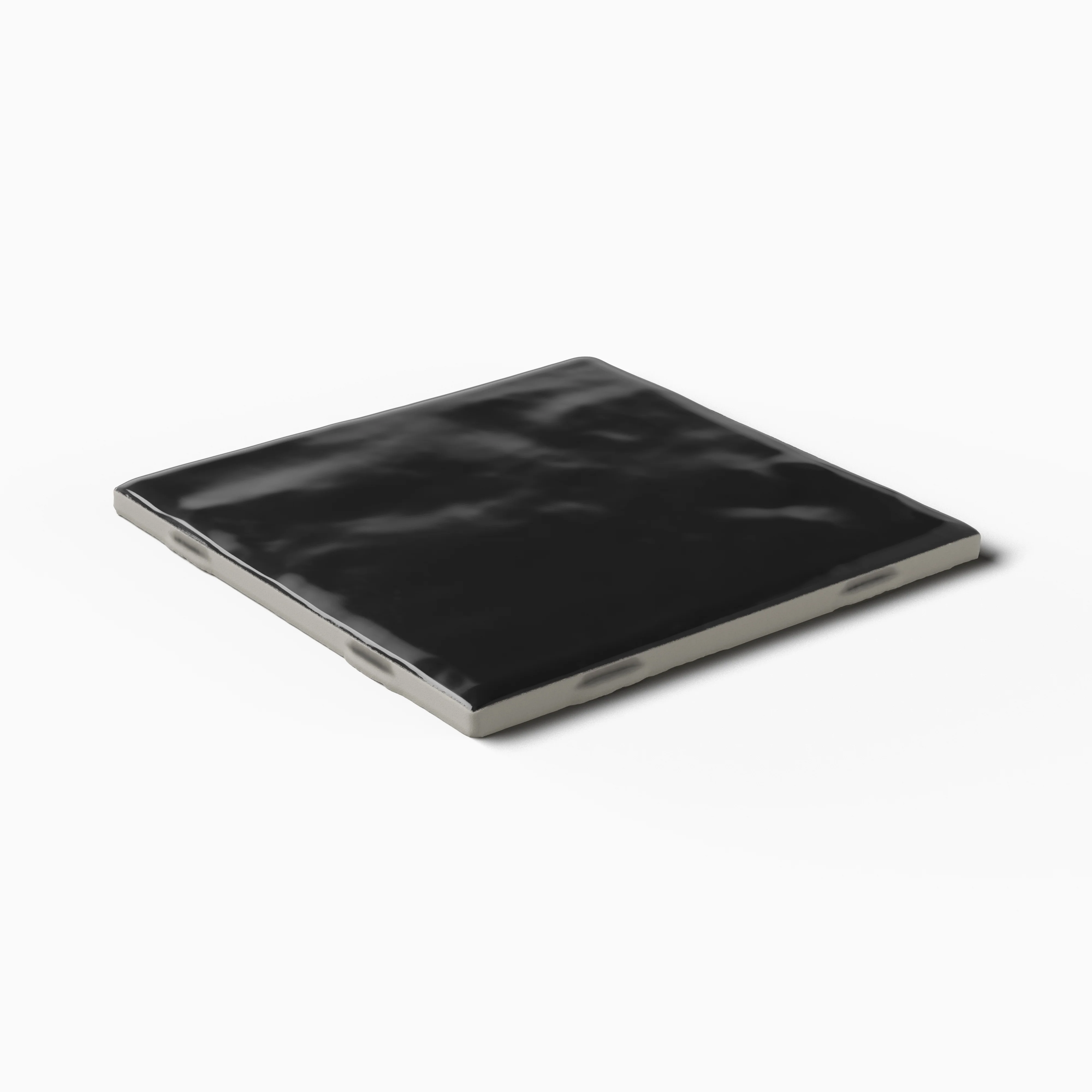 Mila 4 x 4 Glossy Ceramic Tile in Ink - Image 3