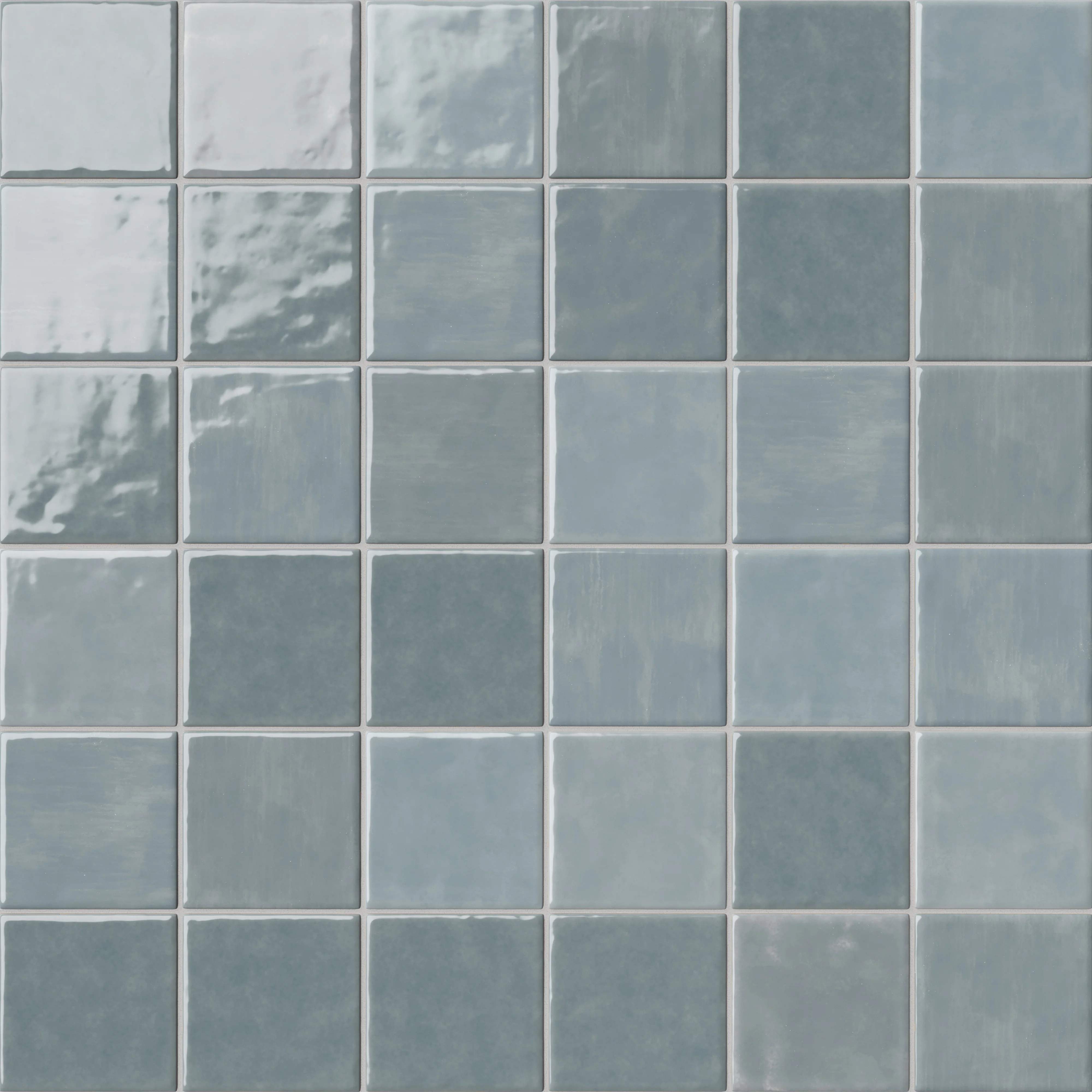 Mila 4 x 4 Glossy Ceramic Tile in Slate