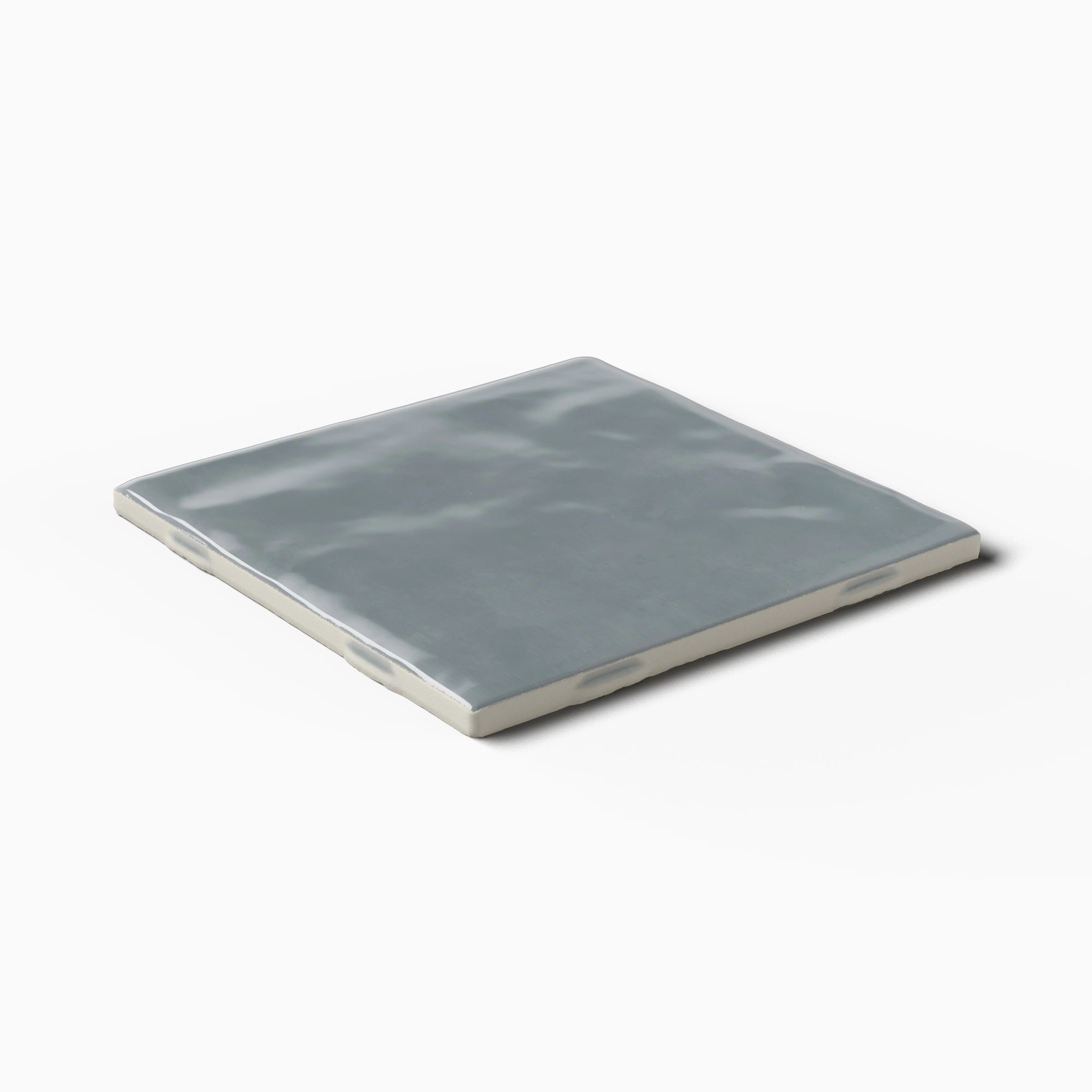 Mila 4 x 4 Glossy Ceramic Tile in Slate - Image 4